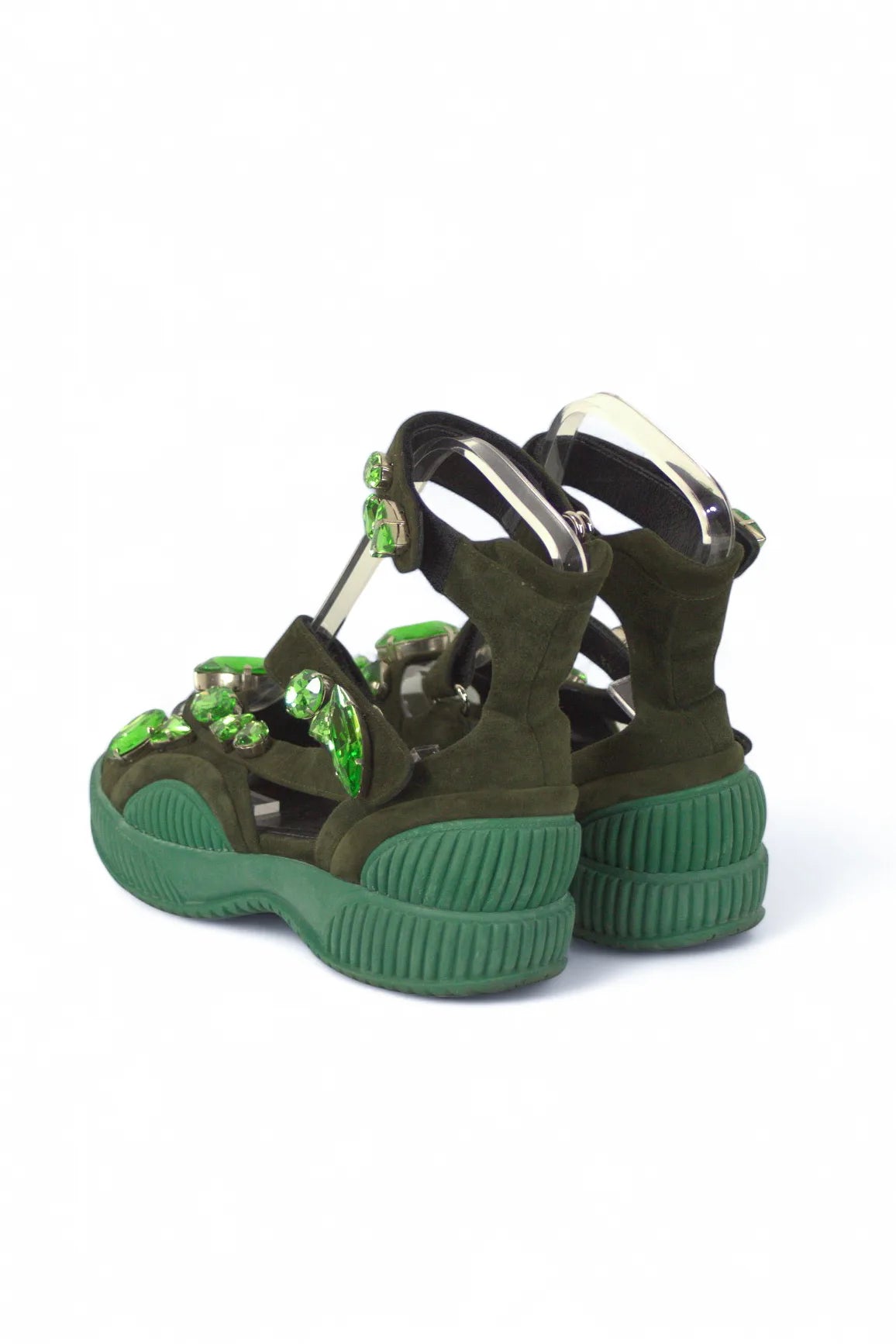Chunky green sandals SS2014