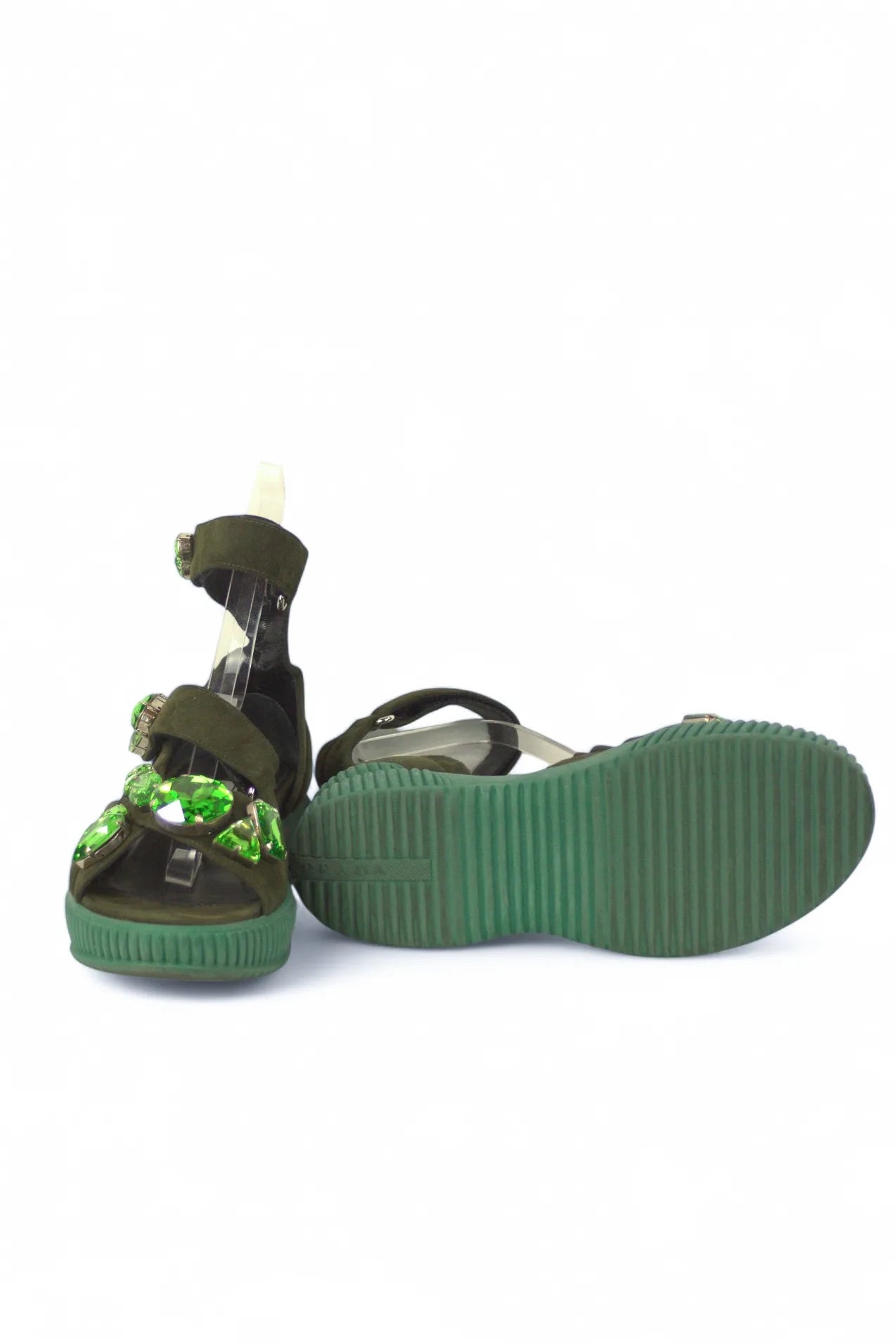 Chunky green sandals SS2014
