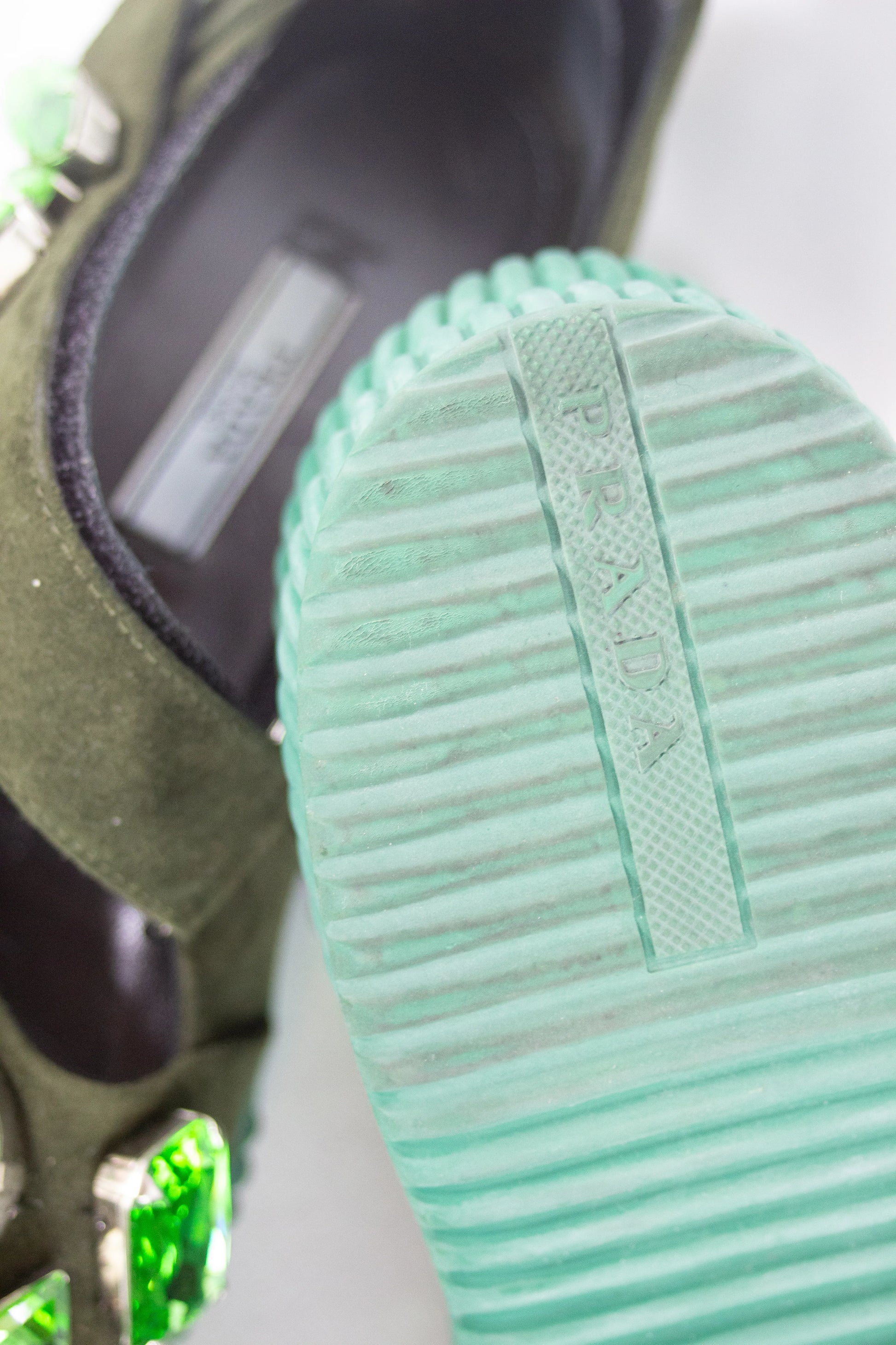 Chunky green sandals SS2014