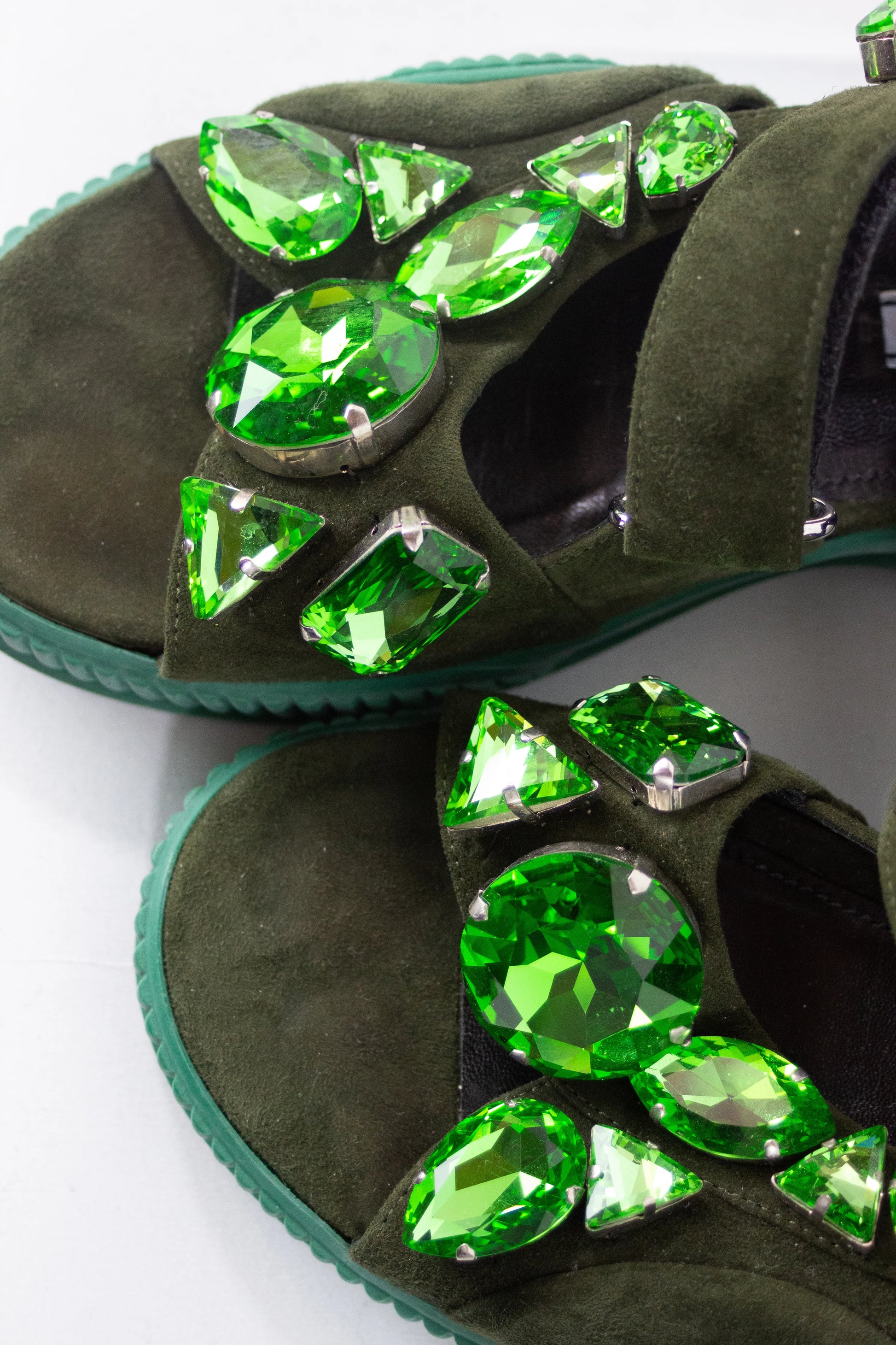 Chunky green sandals SS2014