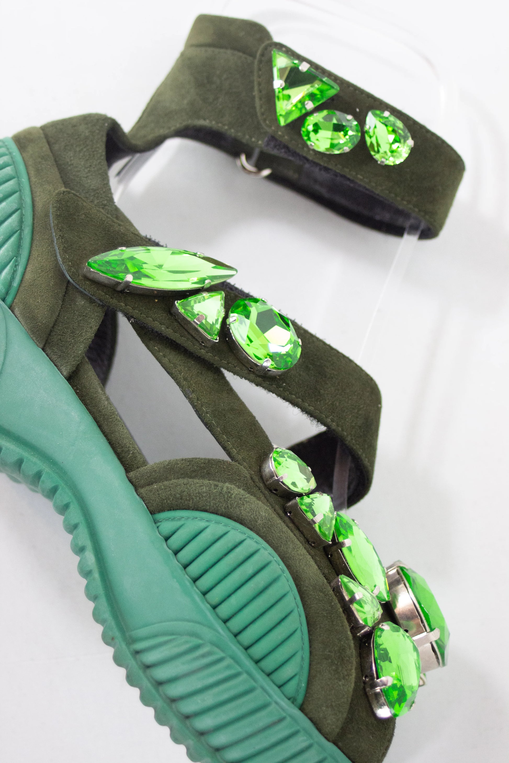 Chunky green sandals SS2014