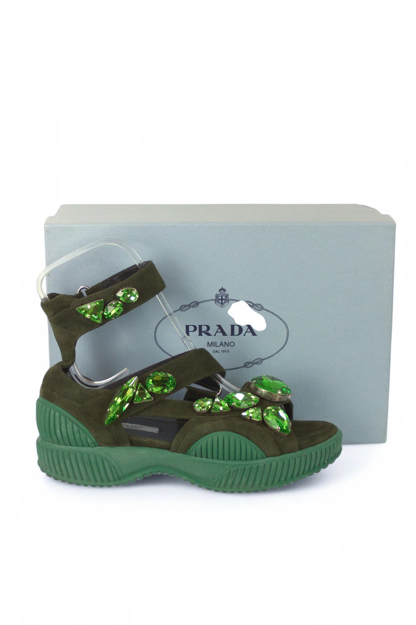 Chunky green sandals SS2014
