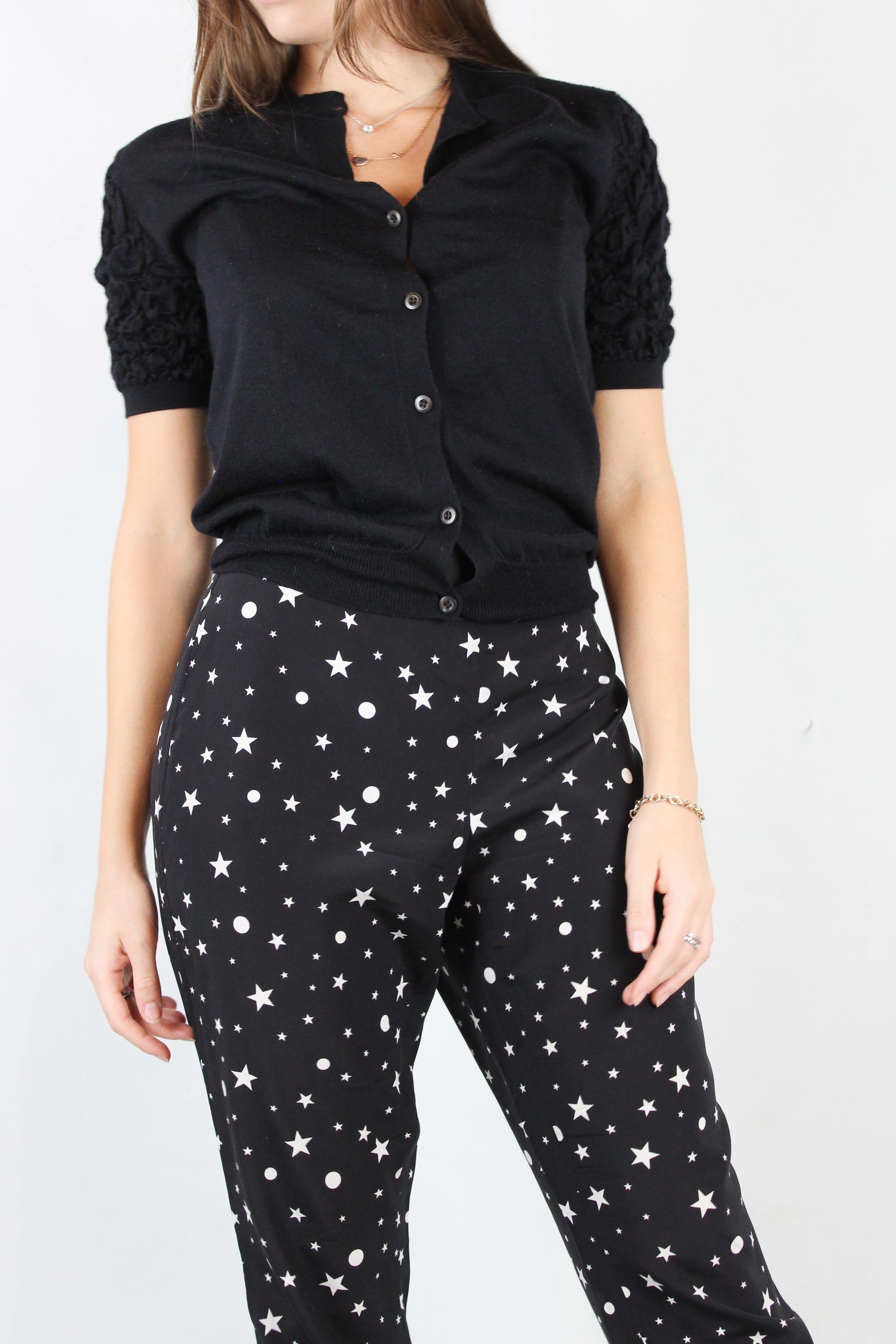 Short sleeved cardigan