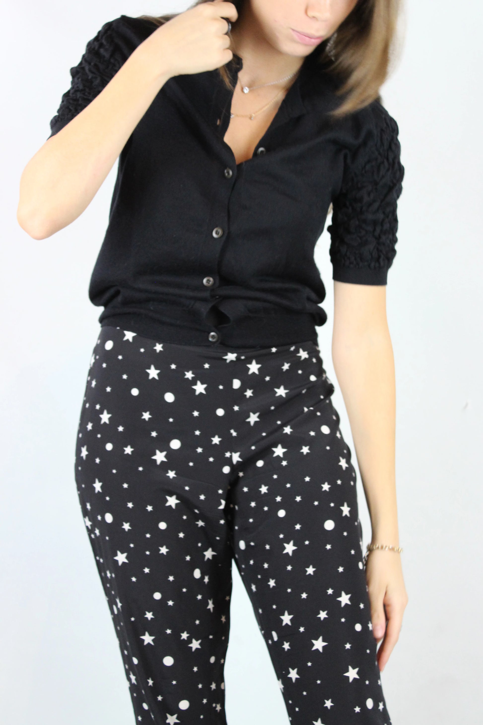 Short sleeved cardigan