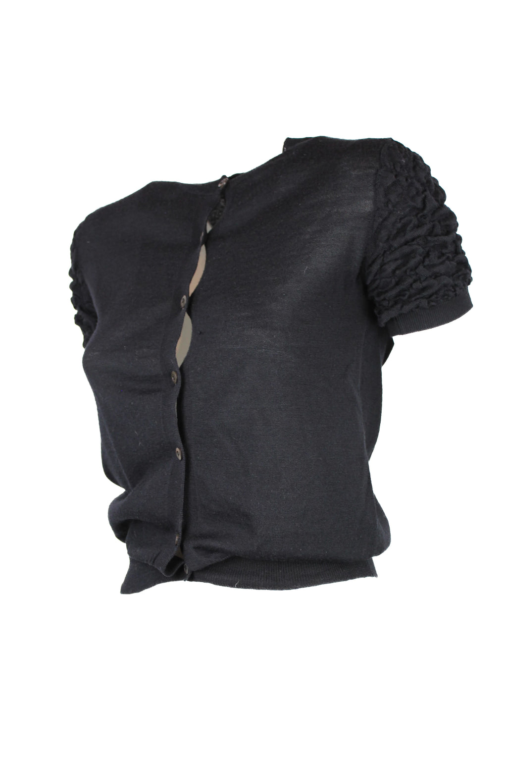 Short sleeved cardigan