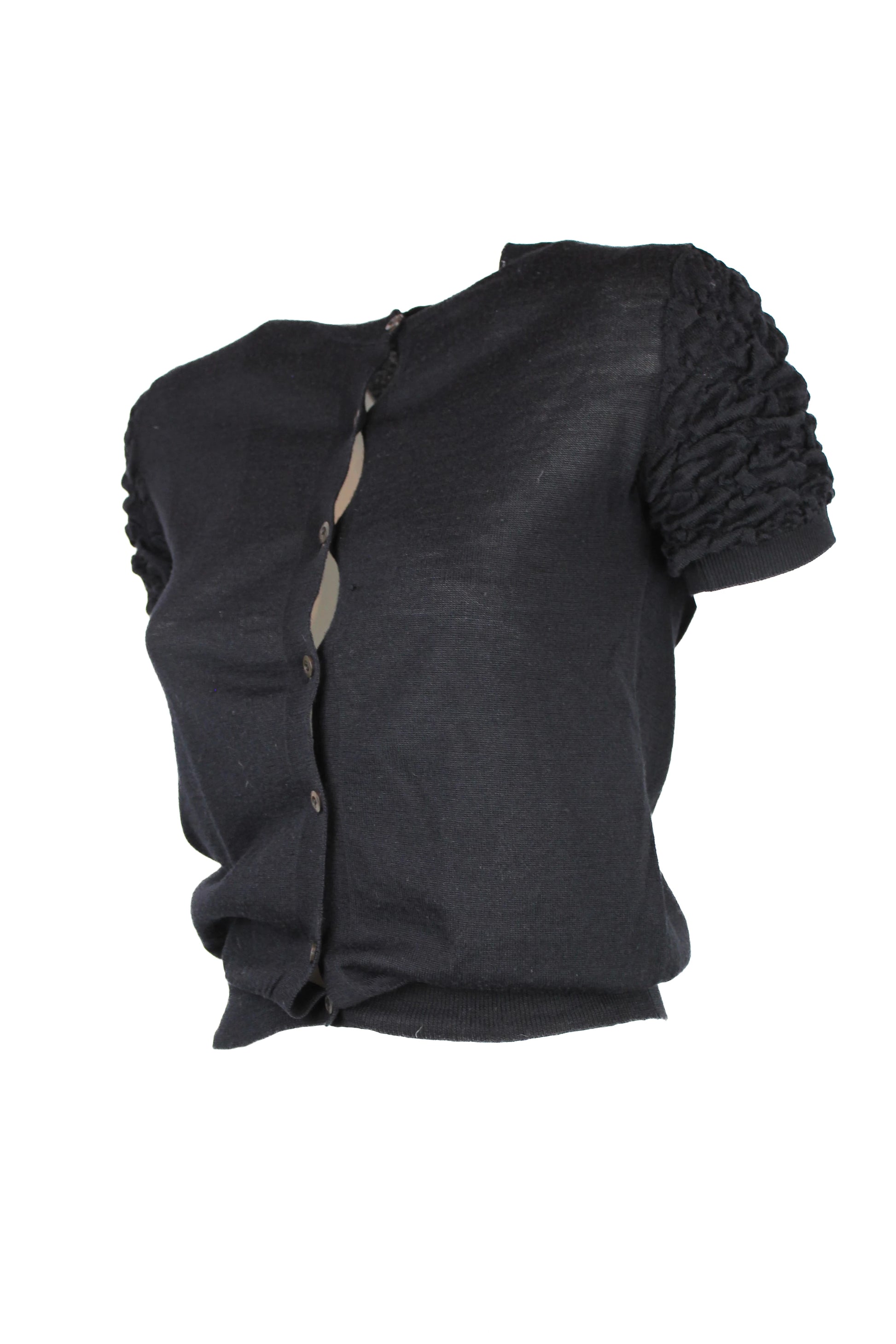 Short sleeved cardigan