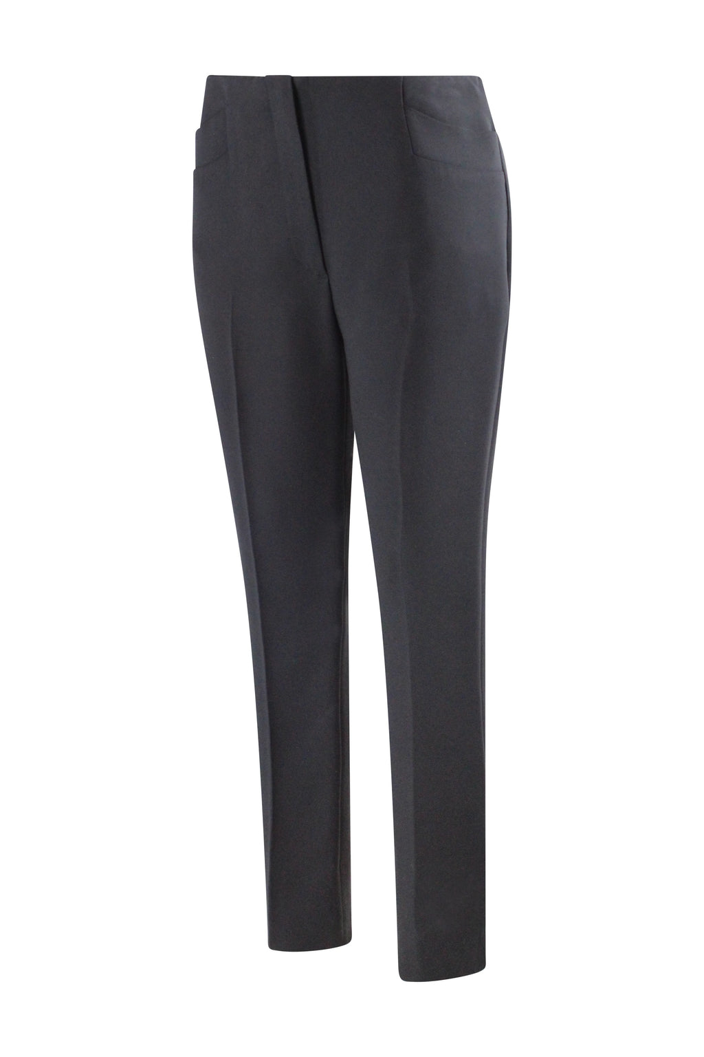 Black silk pants