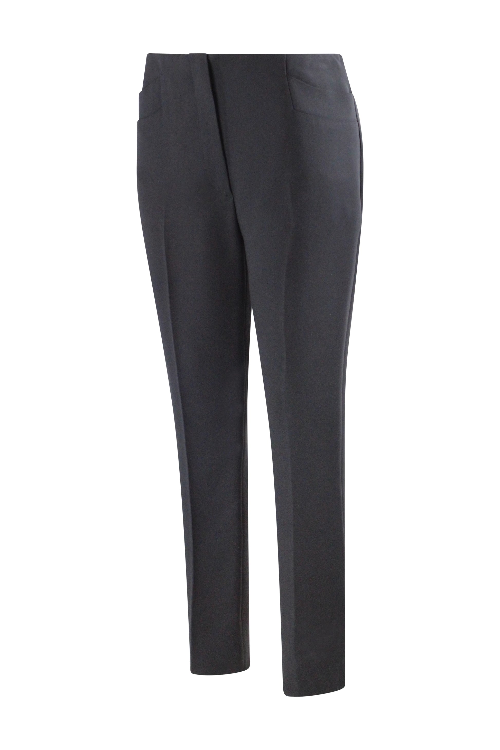 Black silk pants