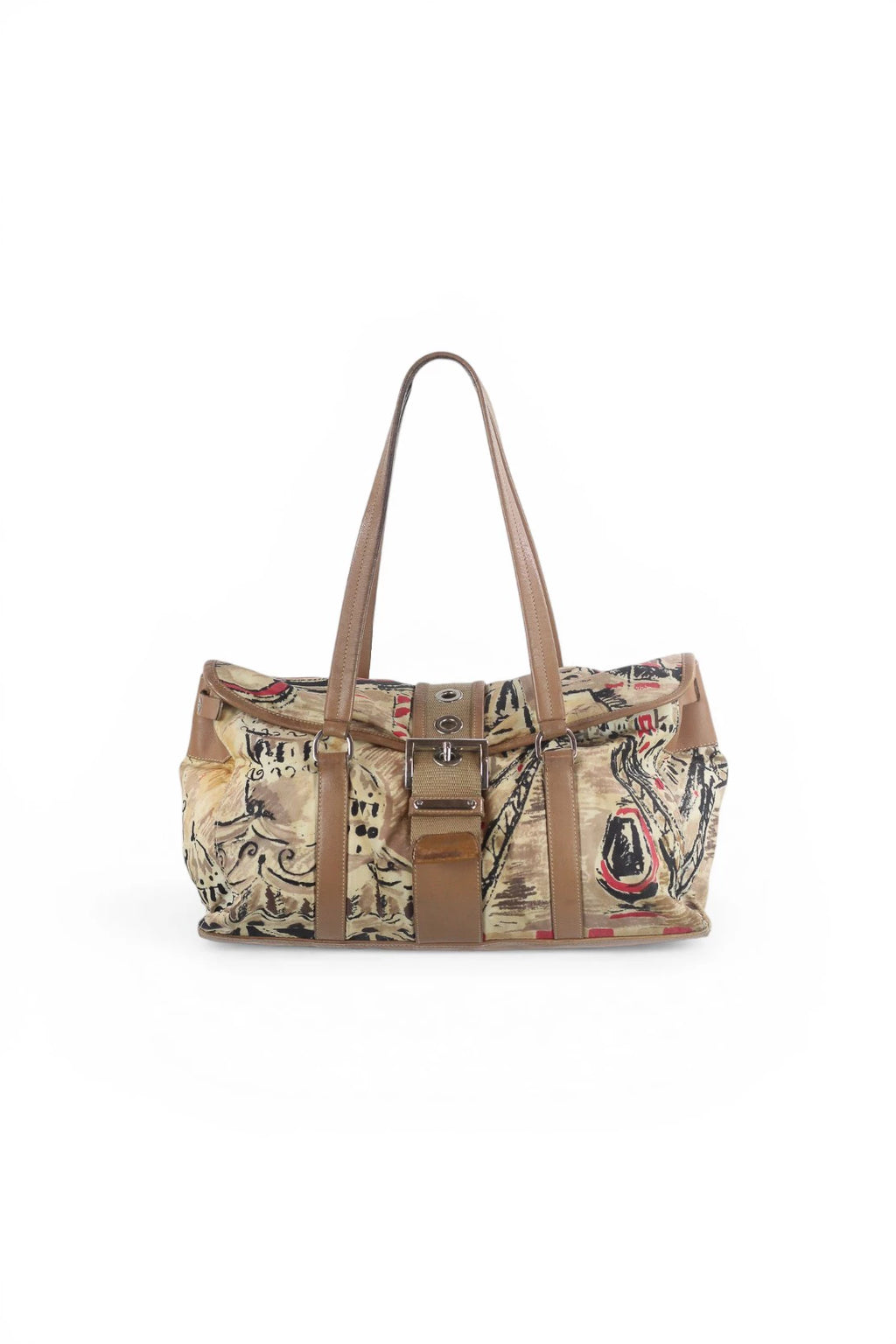 Venezia Print Nylon Shoulder Bag SS2004