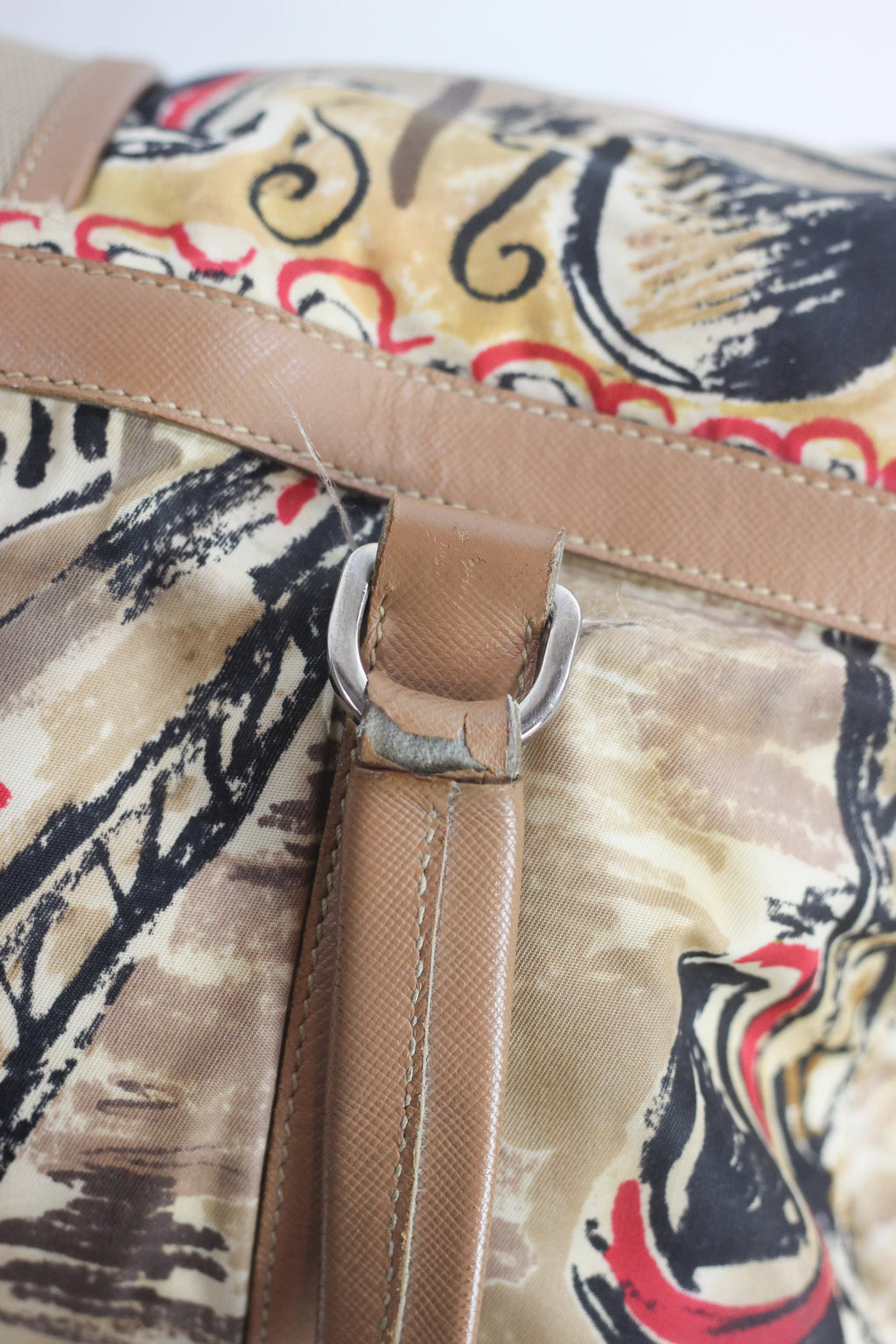 Venezia Print Nylon Shoulder Bag SS2004