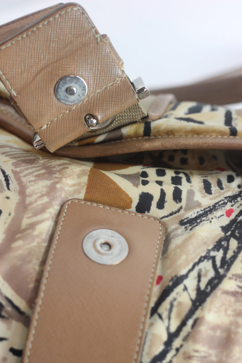 Venezia Print Nylon Shoulder Bag SS2004