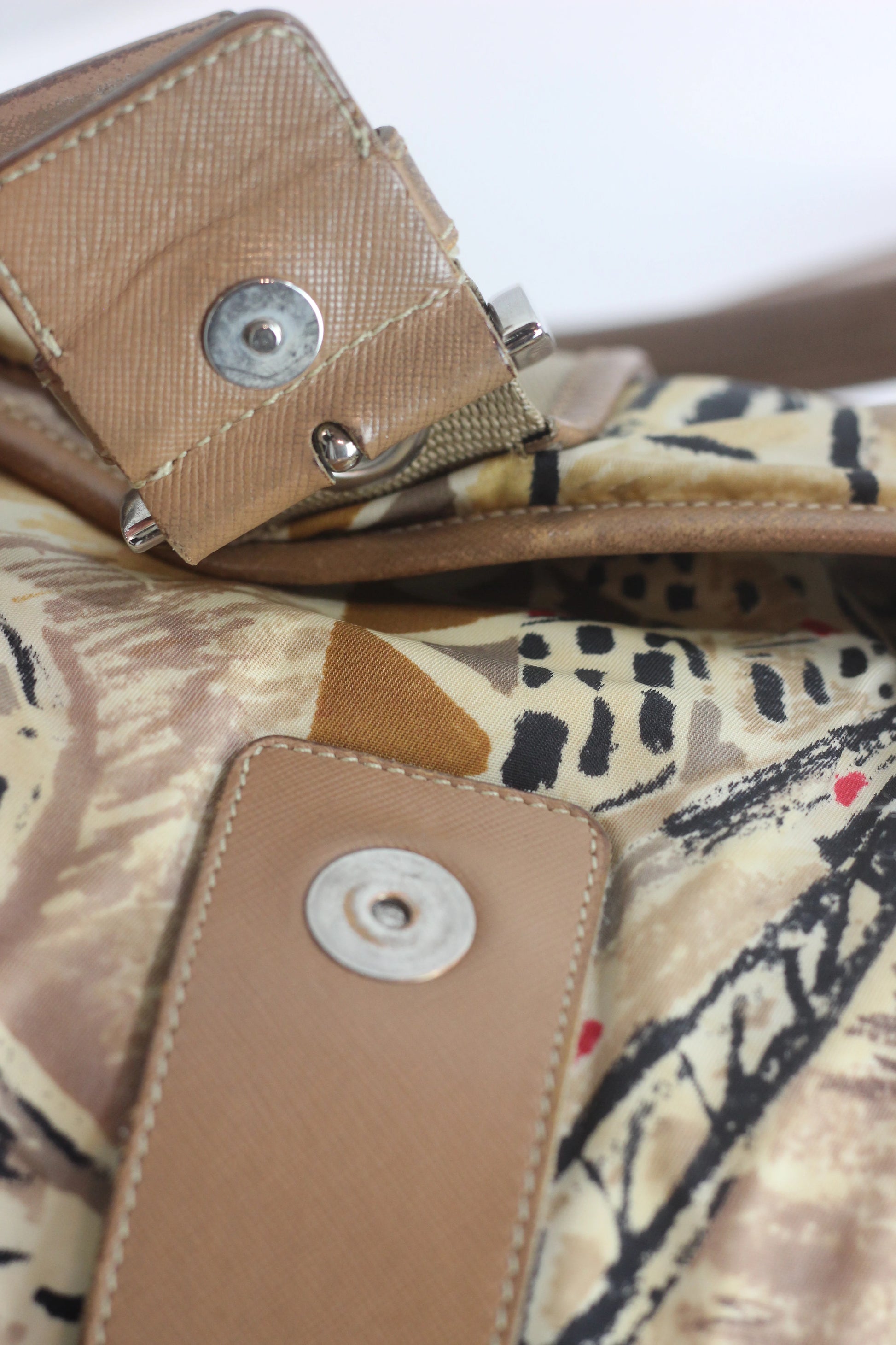 Venezia Print Nylon Shoulder Bag SS2004