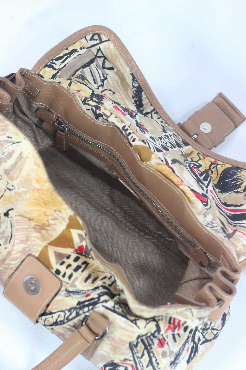 Venezia Print Nylon Shoulder Bag SS2004
