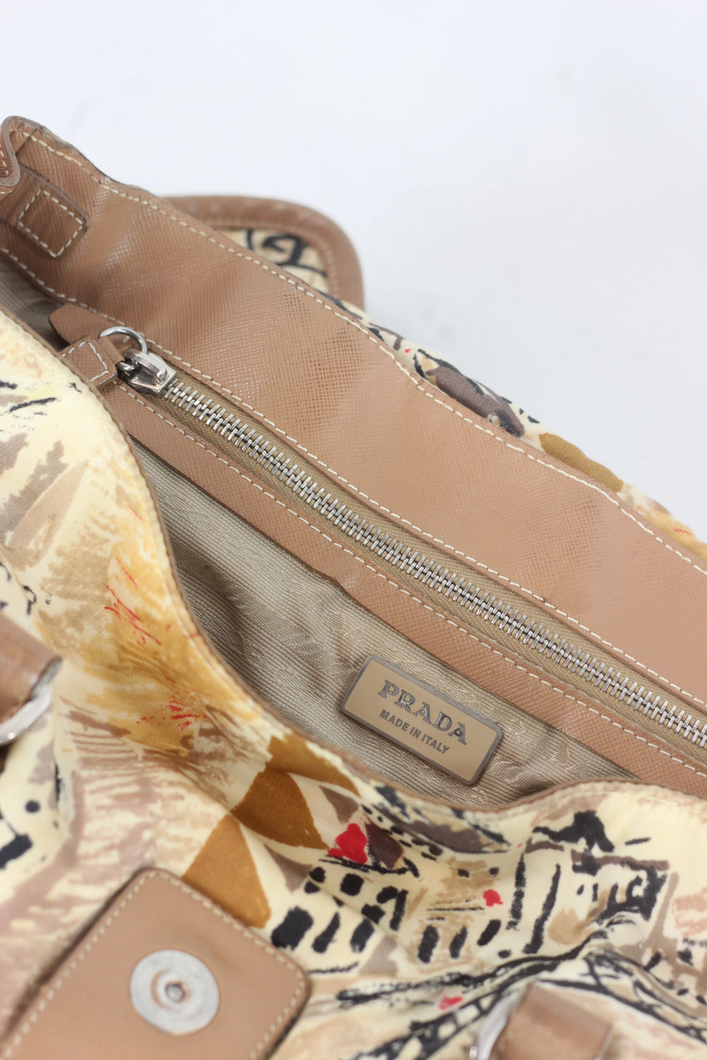 Venezia Print Nylon Shoulder Bag SS2004