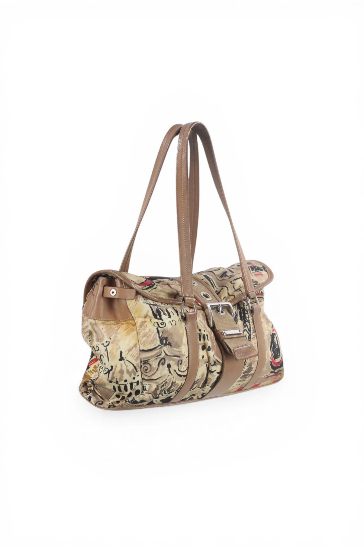 Venezia Print Nylon Shoulder Bag SS2004