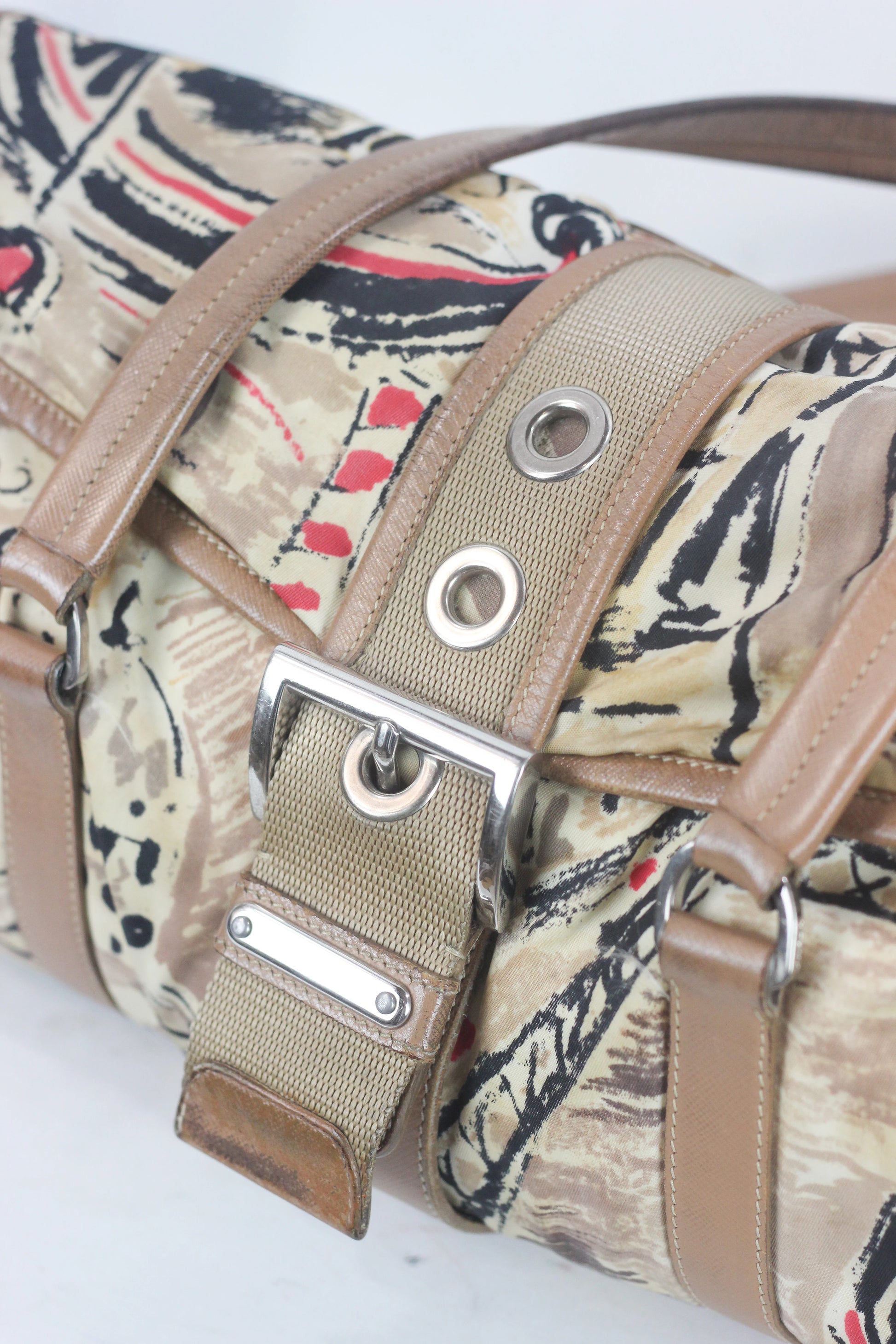 Venezia Print Nylon Shoulder Bag SS2004
