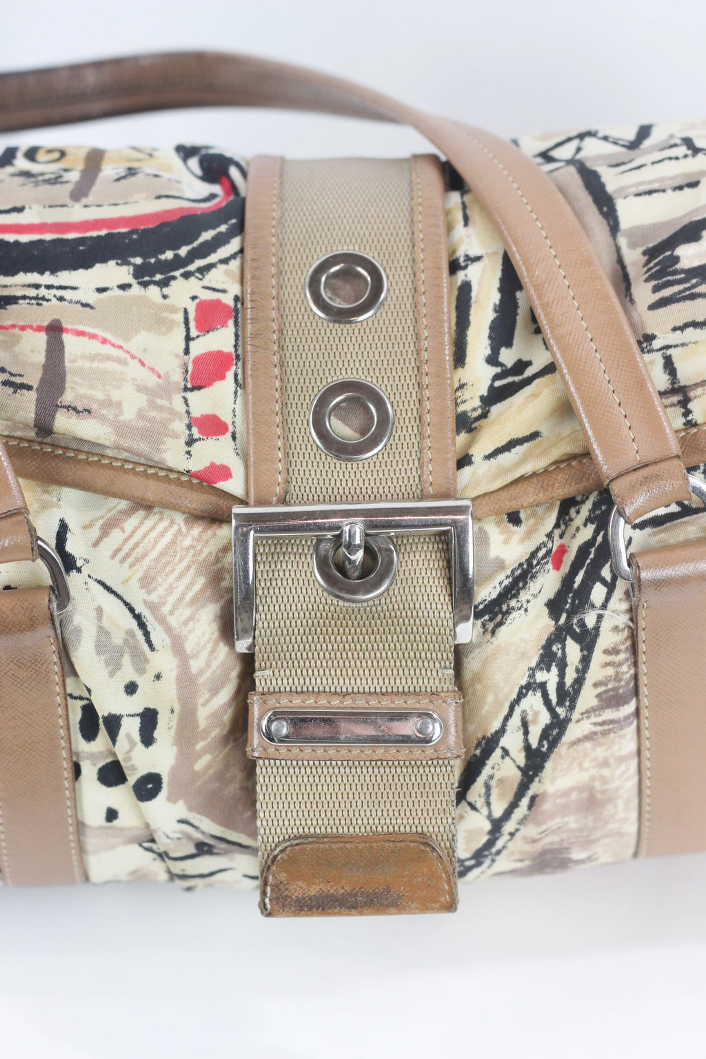 Venezia Print Nylon Shoulder Bag SS2004