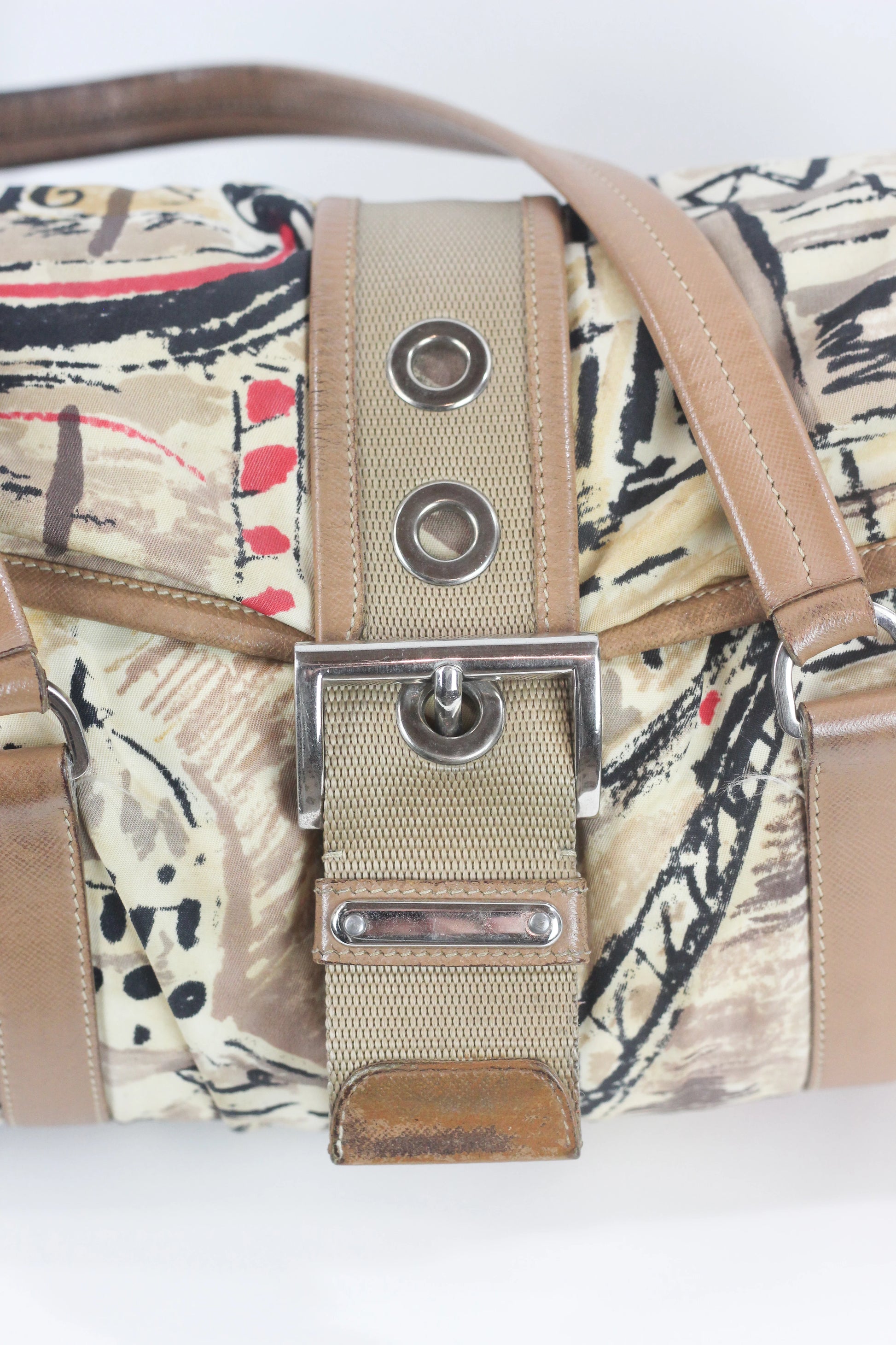Venezia Print Nylon Shoulder Bag SS2004
