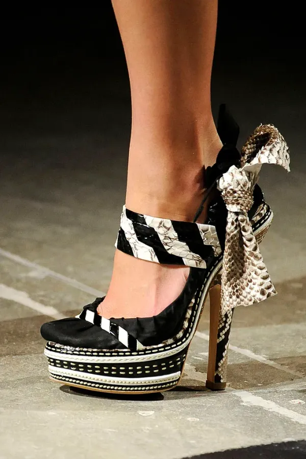 Snakeskin sandals SS2009