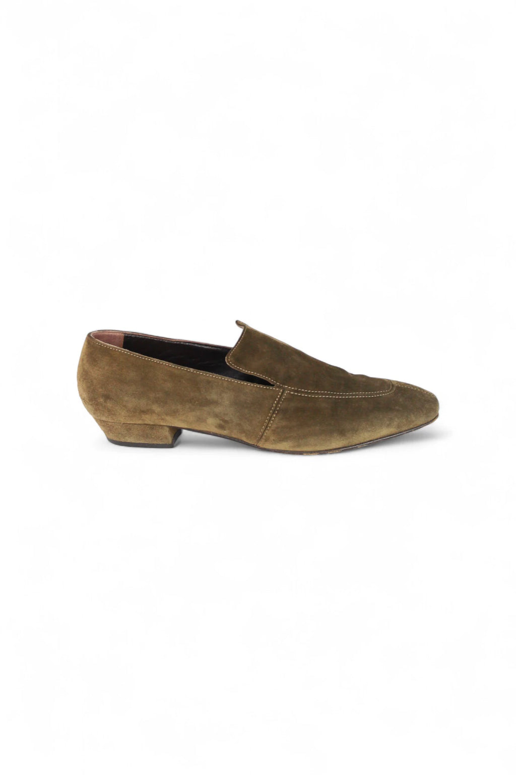 Coffee Brown Suede Loafers