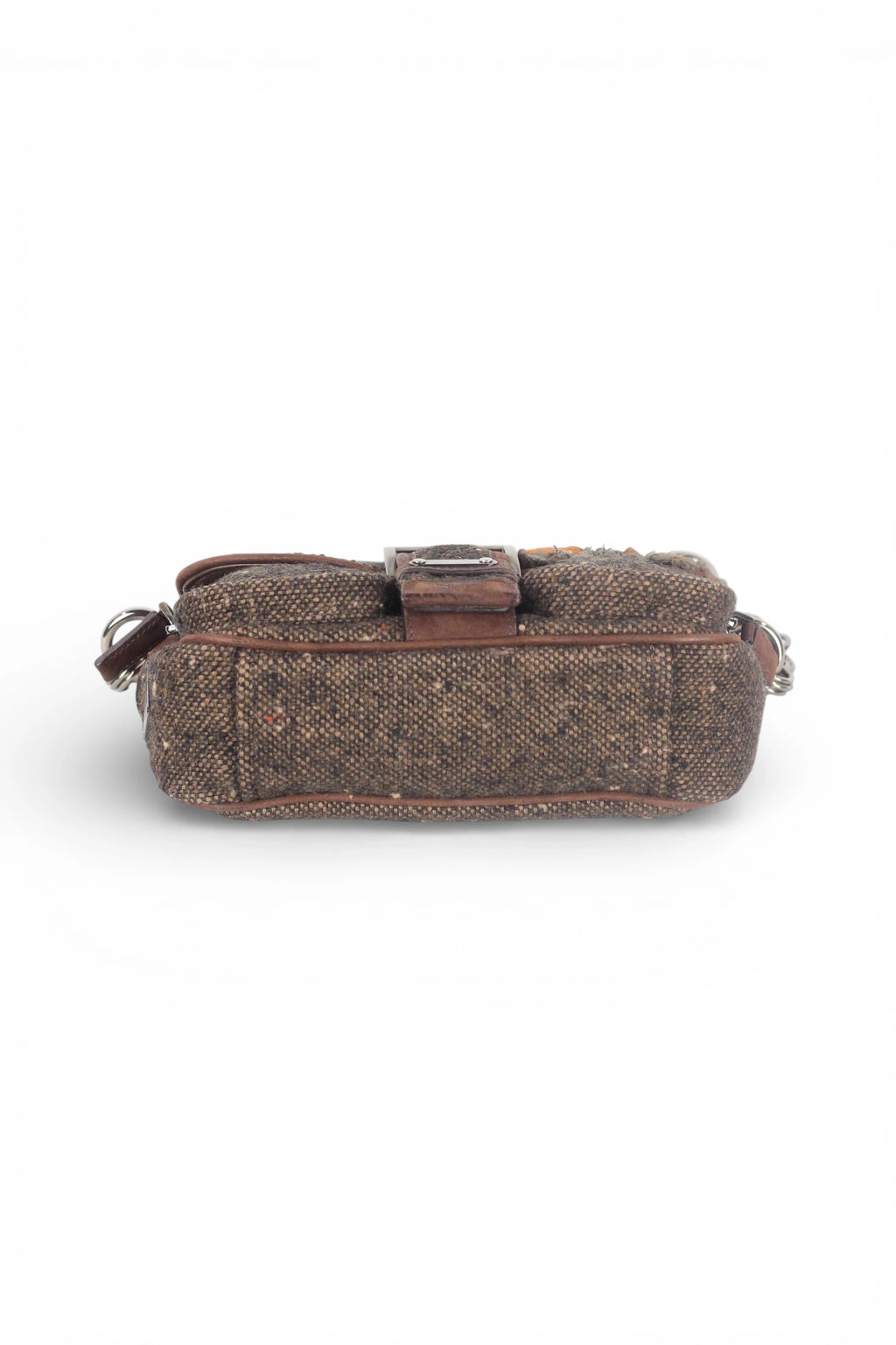 Brown Tweed Shoulder Bag FW2004