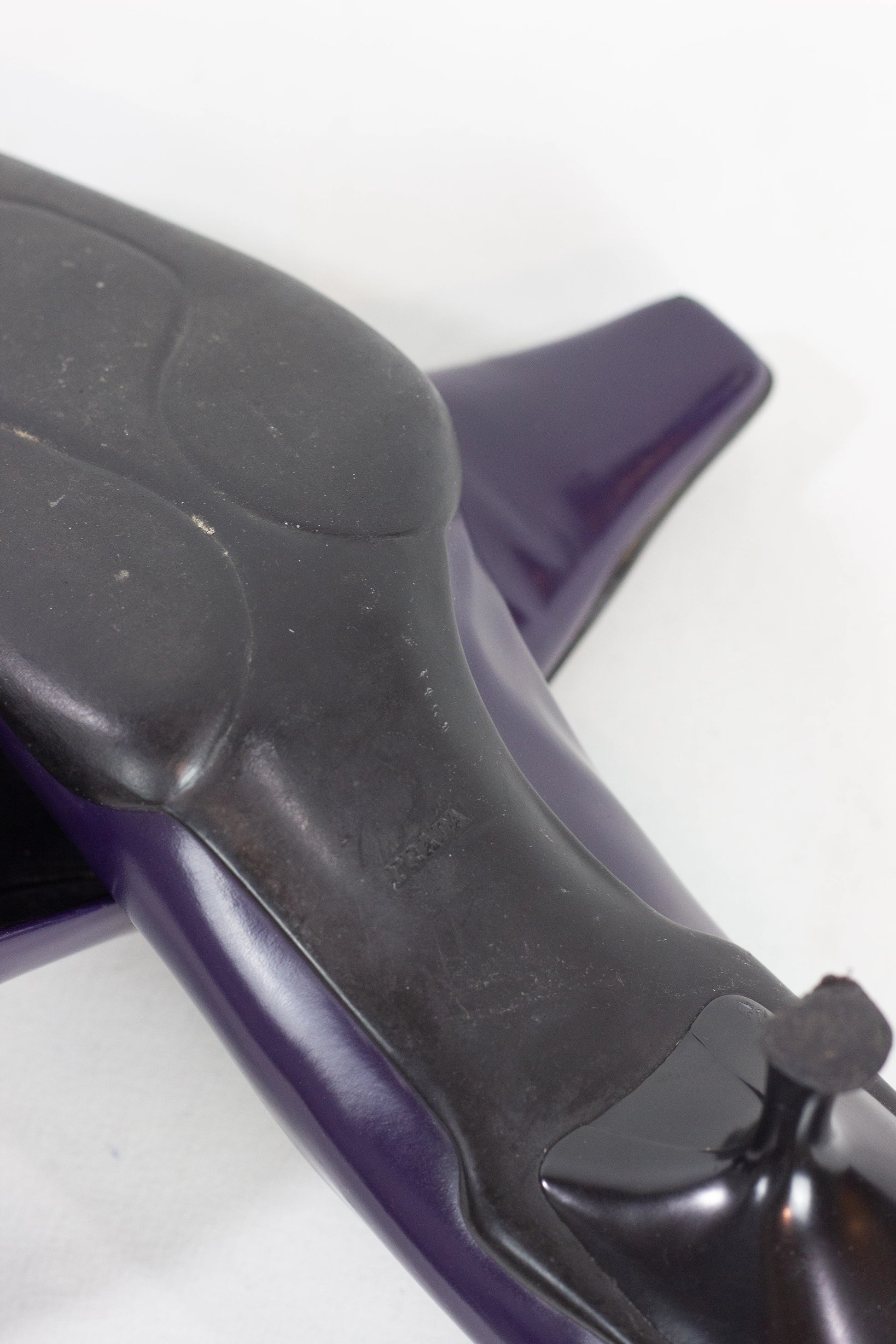 Eggplant Spazzolato Leather Pumps