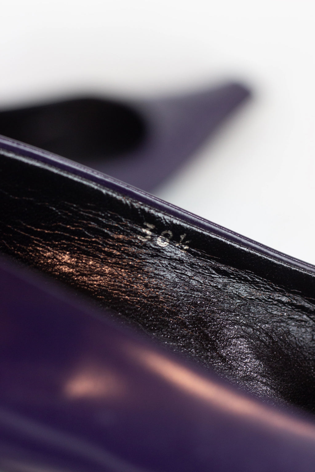 Eggplant Spazzolato Leather Pumps