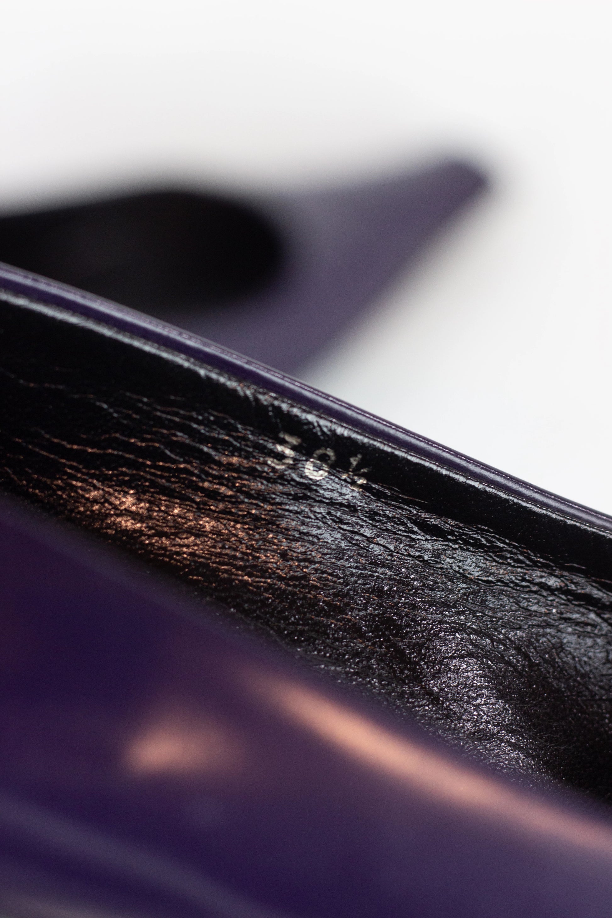 Eggplant Spazzolato Leather Pumps