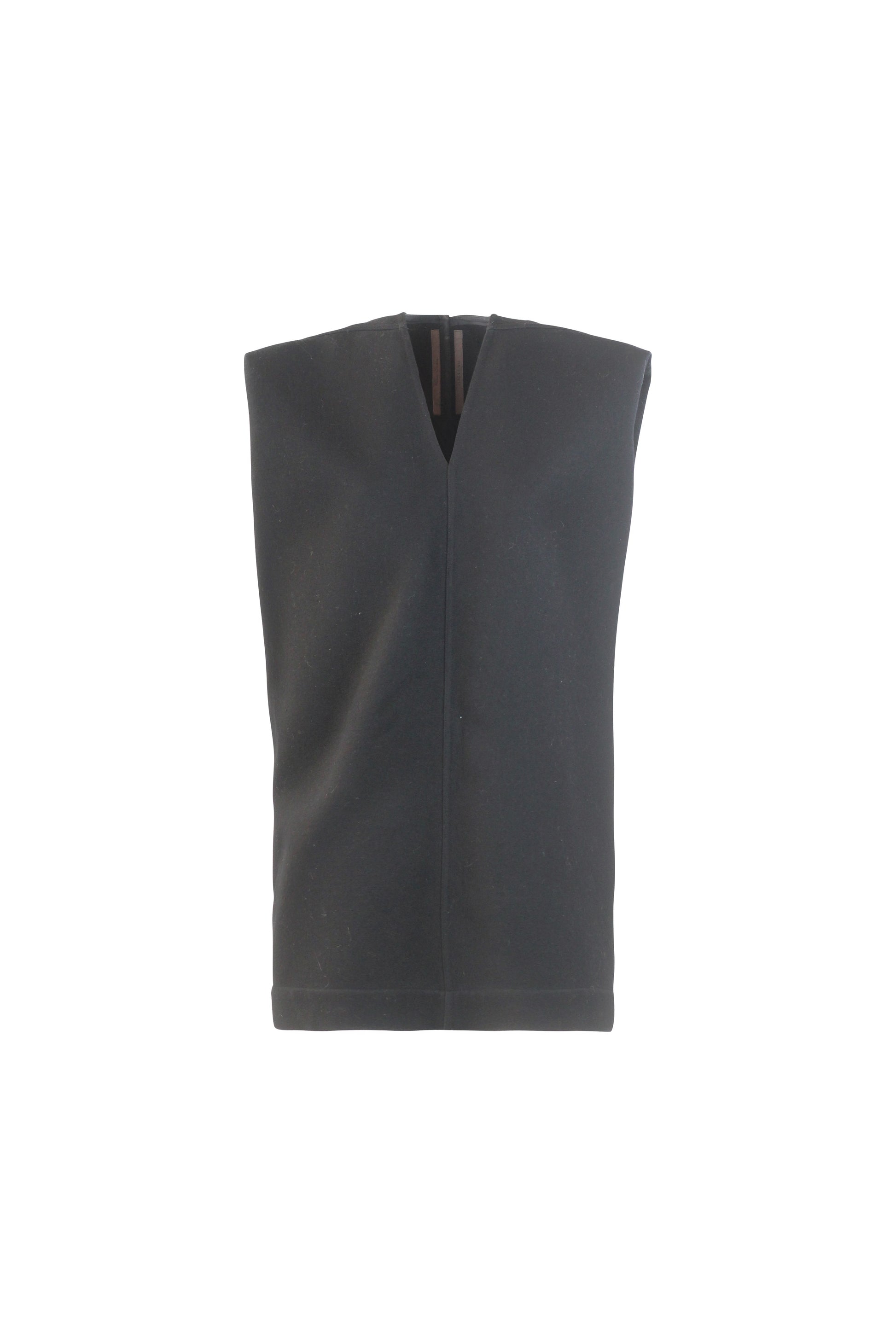 Black Wool Sack Dress FW2013