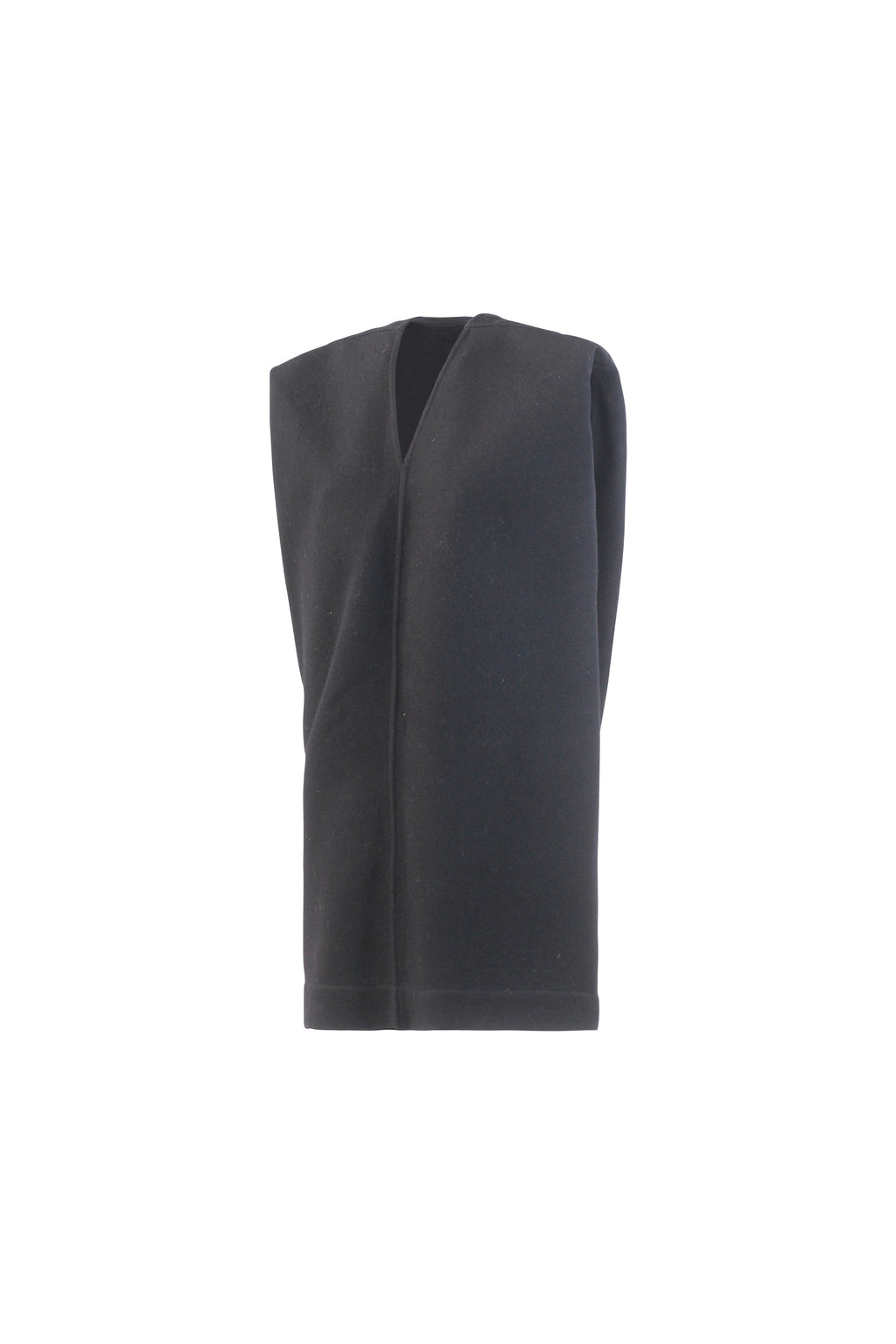 Black Wool Sack Dress FW2013
