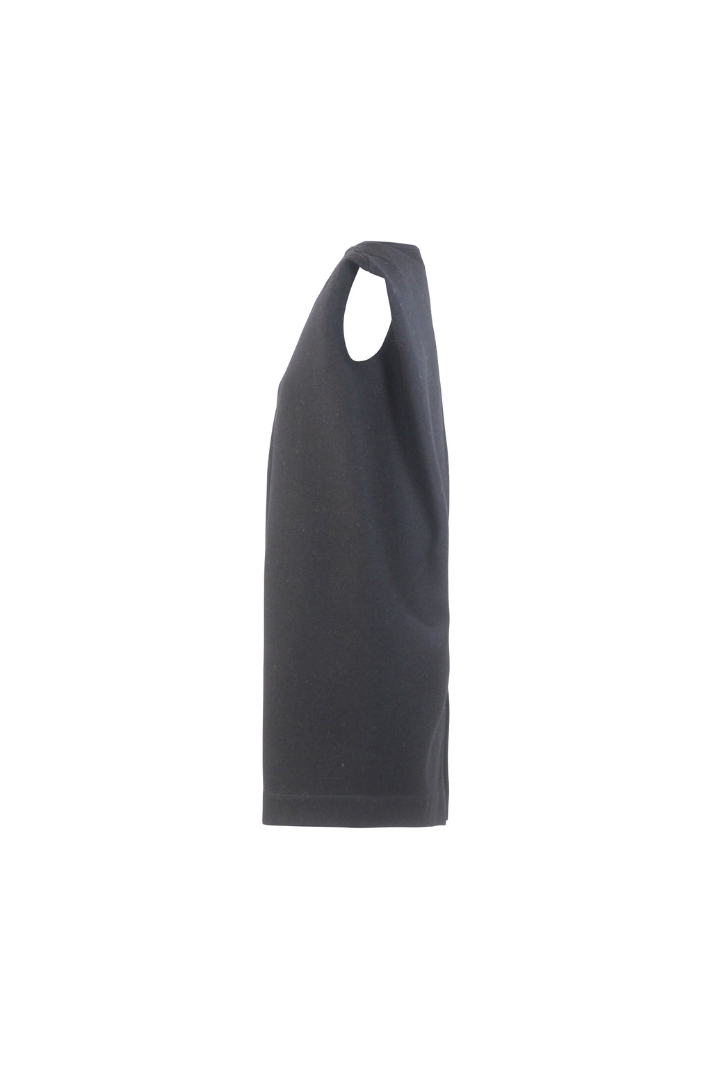 Black Wool Sack Dress FW2013