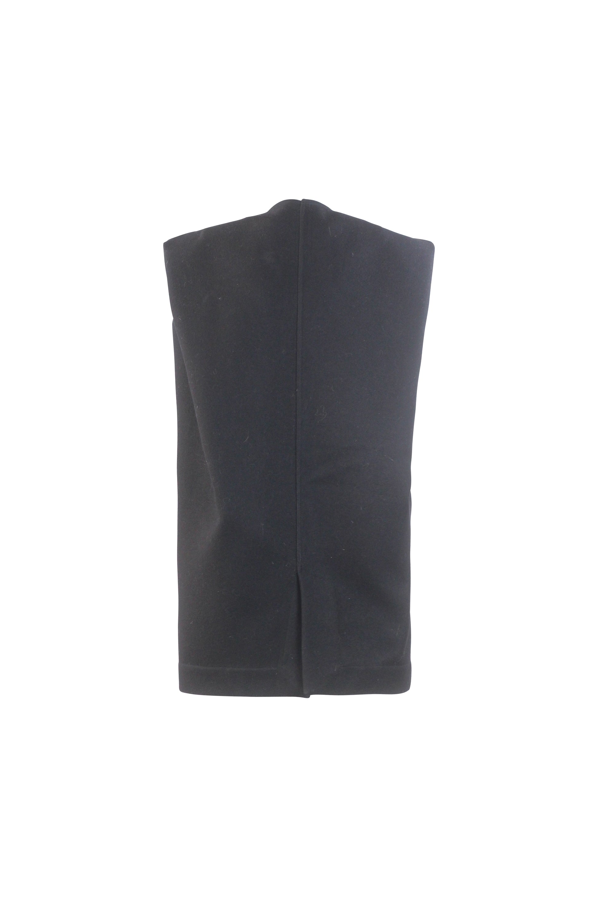 Black Wool Sack Dress FW2013