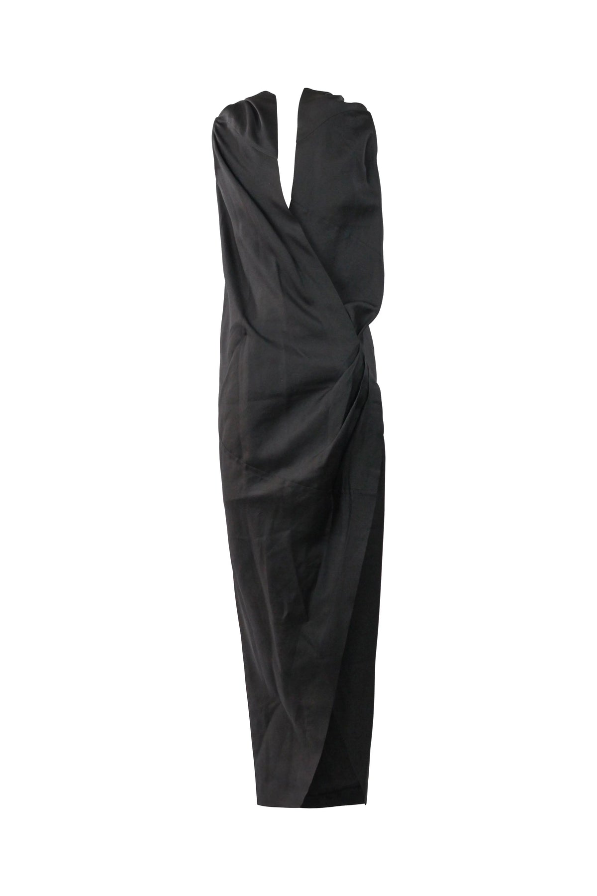 Silk Open Back Maxi Dress FW2012