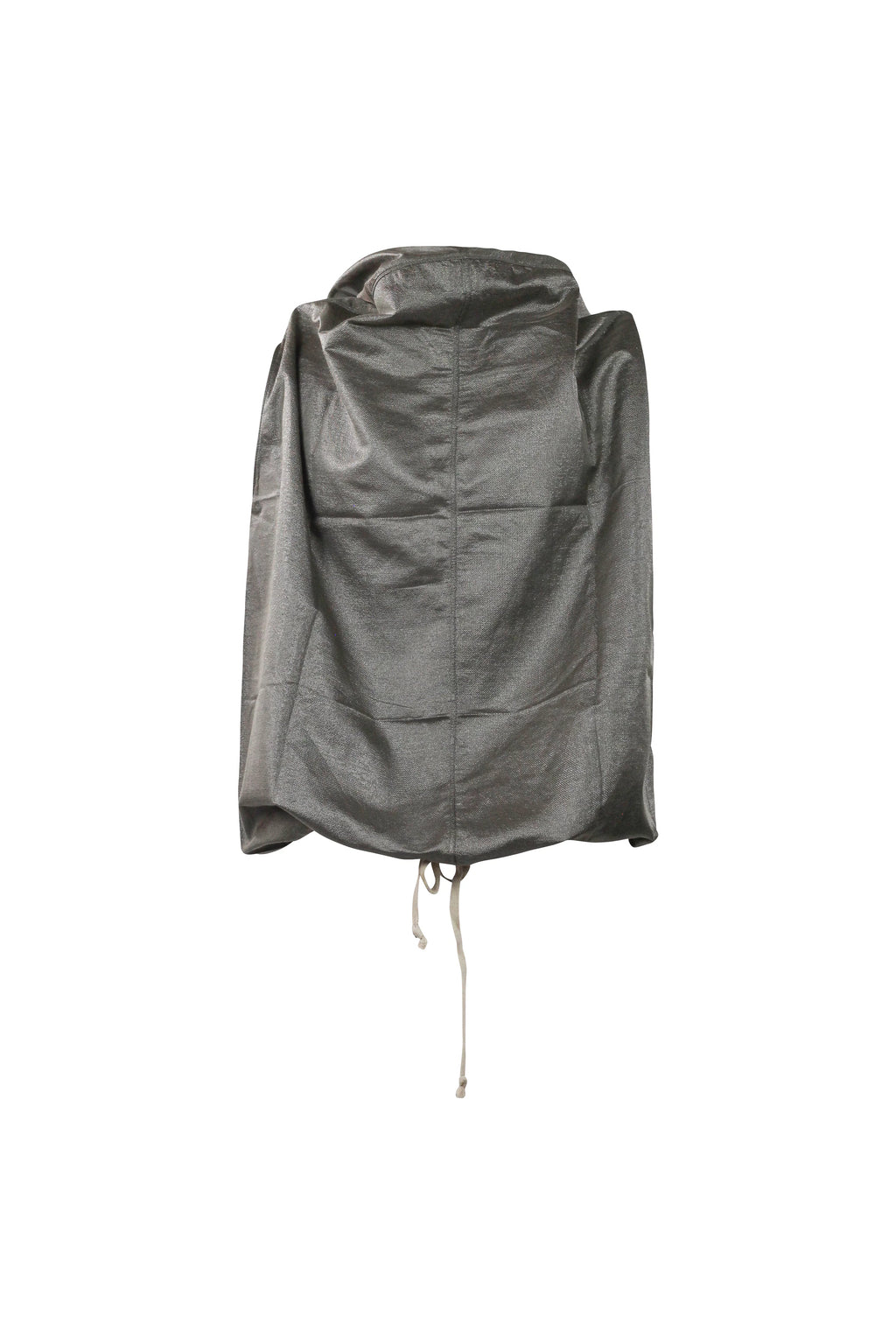 Coulisse Bottom Silk Metallic Draped Top