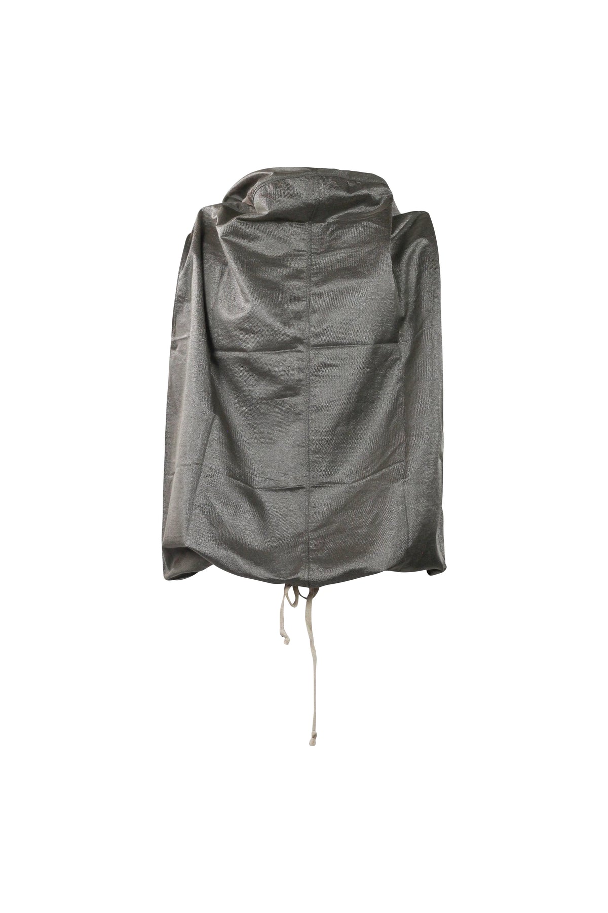 Coulisse Bottom Silk Metallic Draped Top