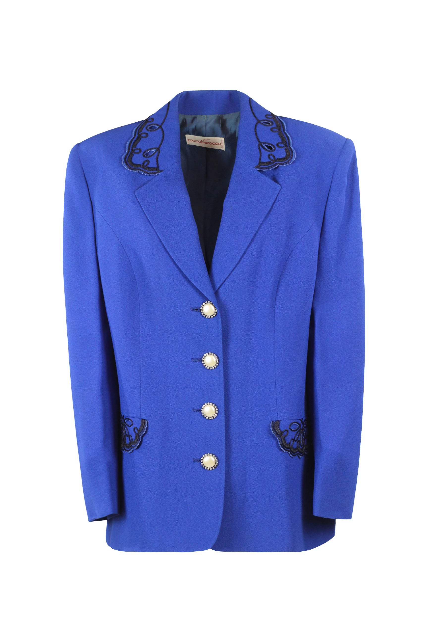 Electric Blue Boxy Blazer
