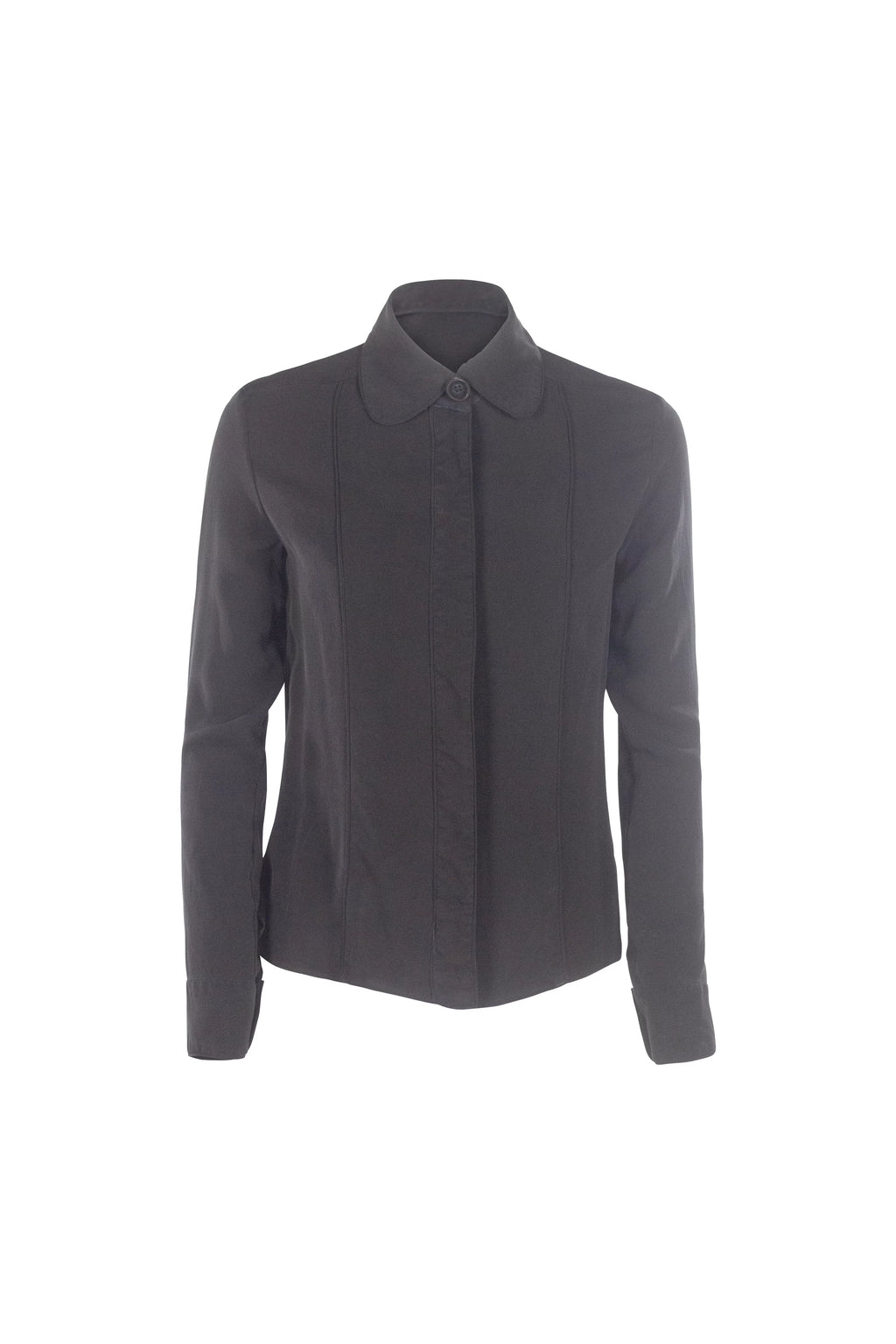 Black Silk Shirt