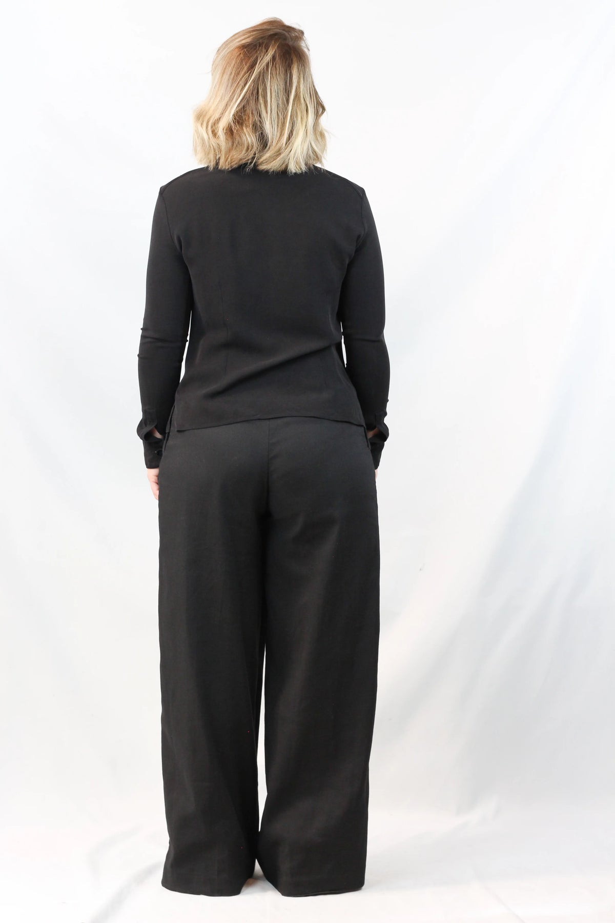 Black Silk Shirt