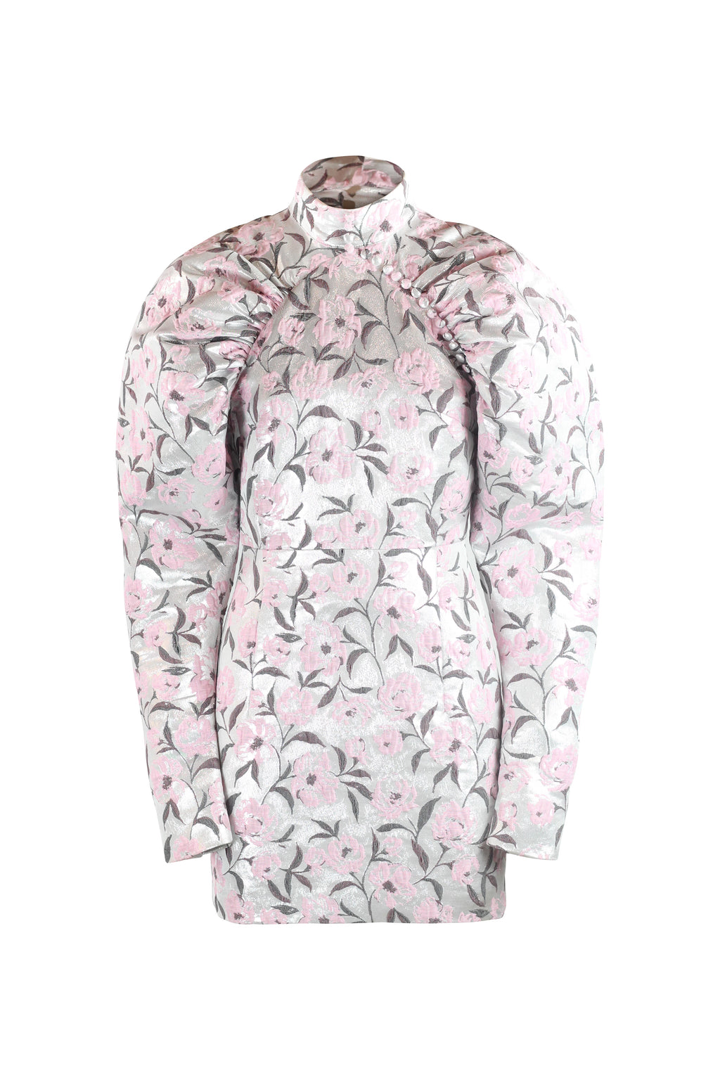 Silver Lurex Mini Dress