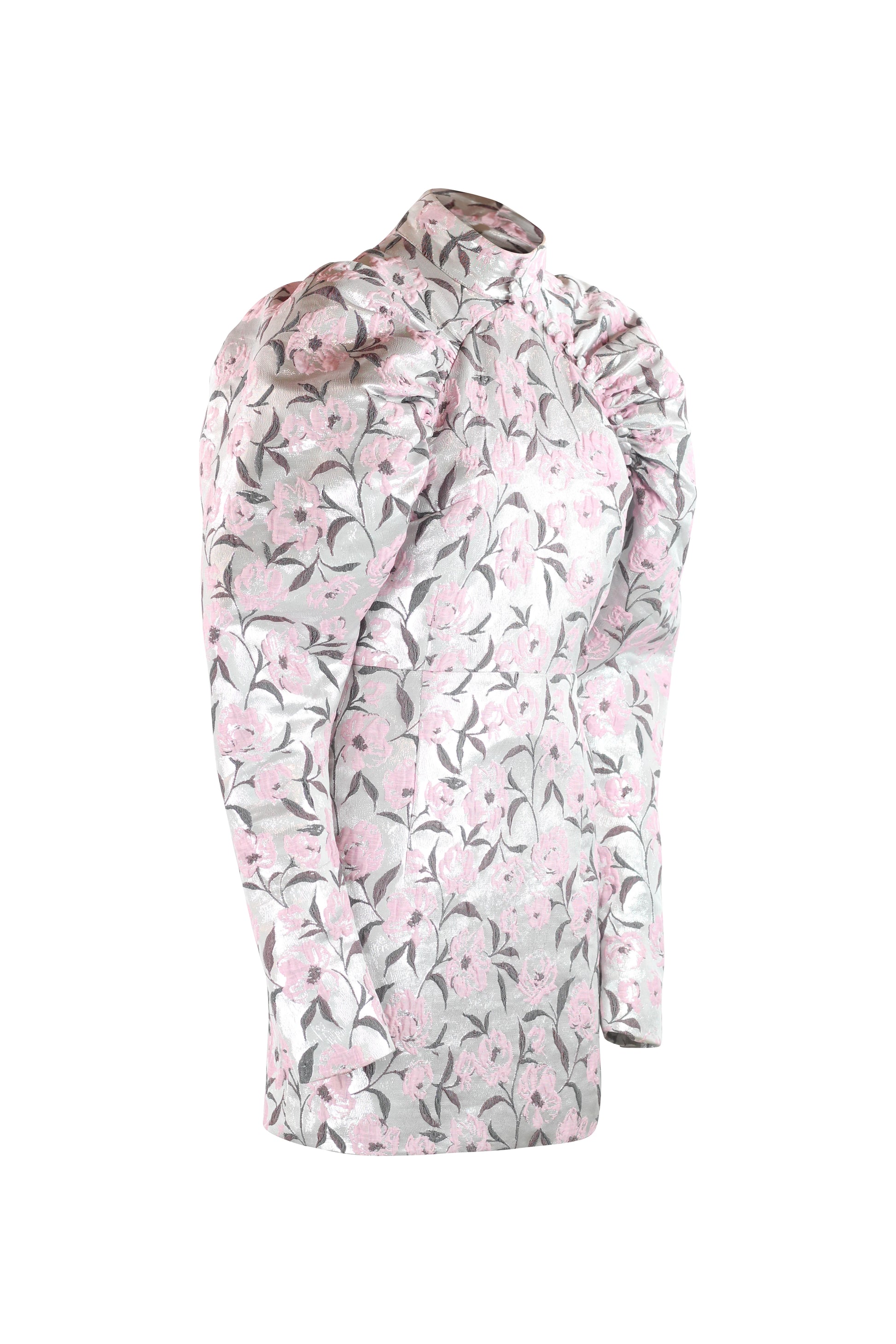 Silver Lurex Mini Dress