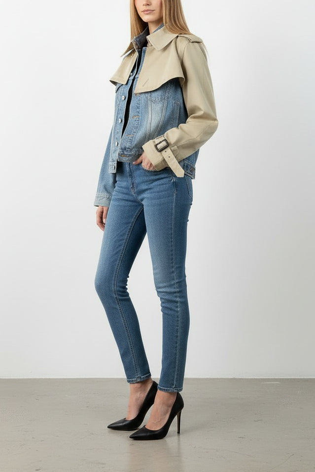 Denim Trench Hybrid Jacket SS2019