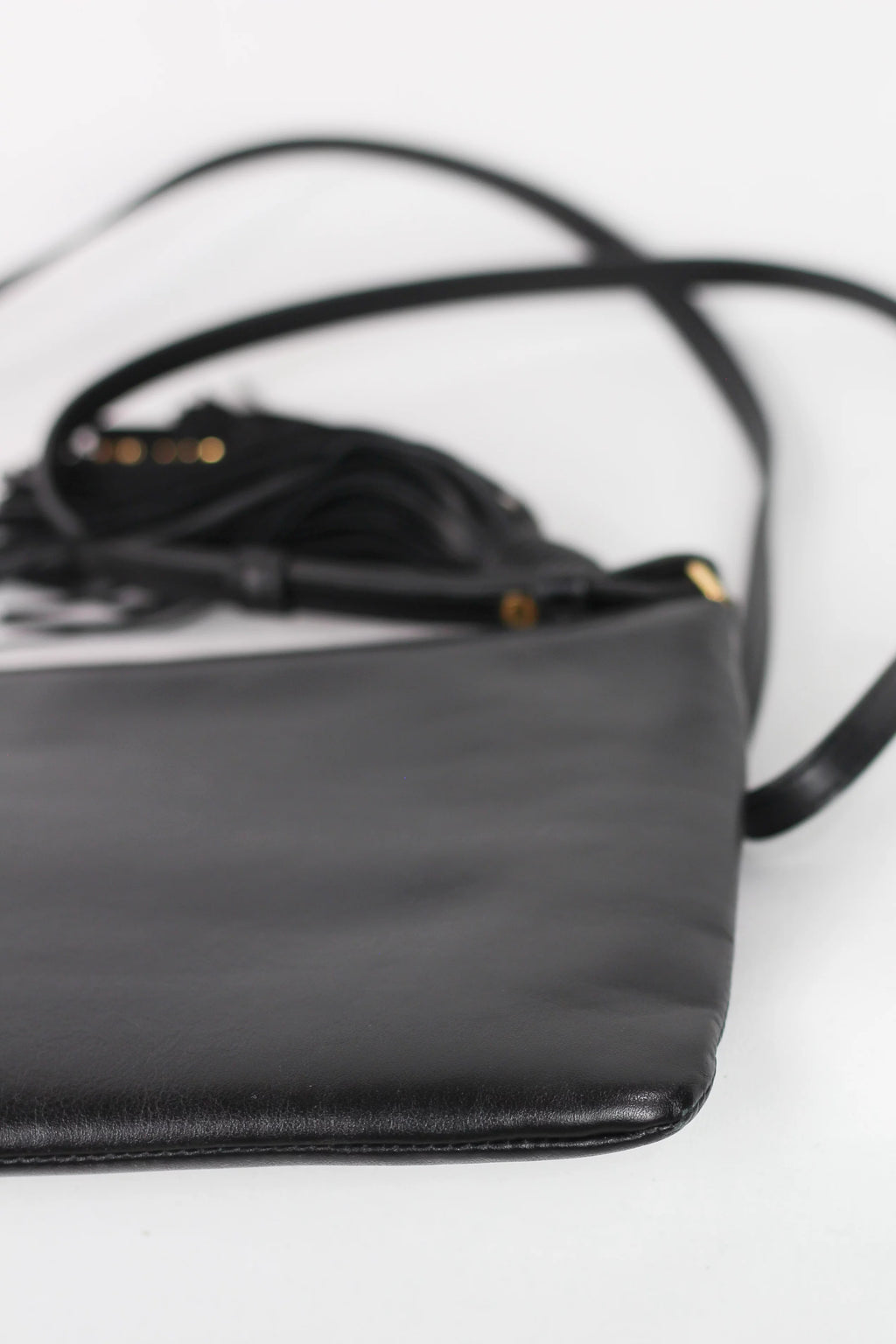 Teen Bag in Black Calfskin Leather