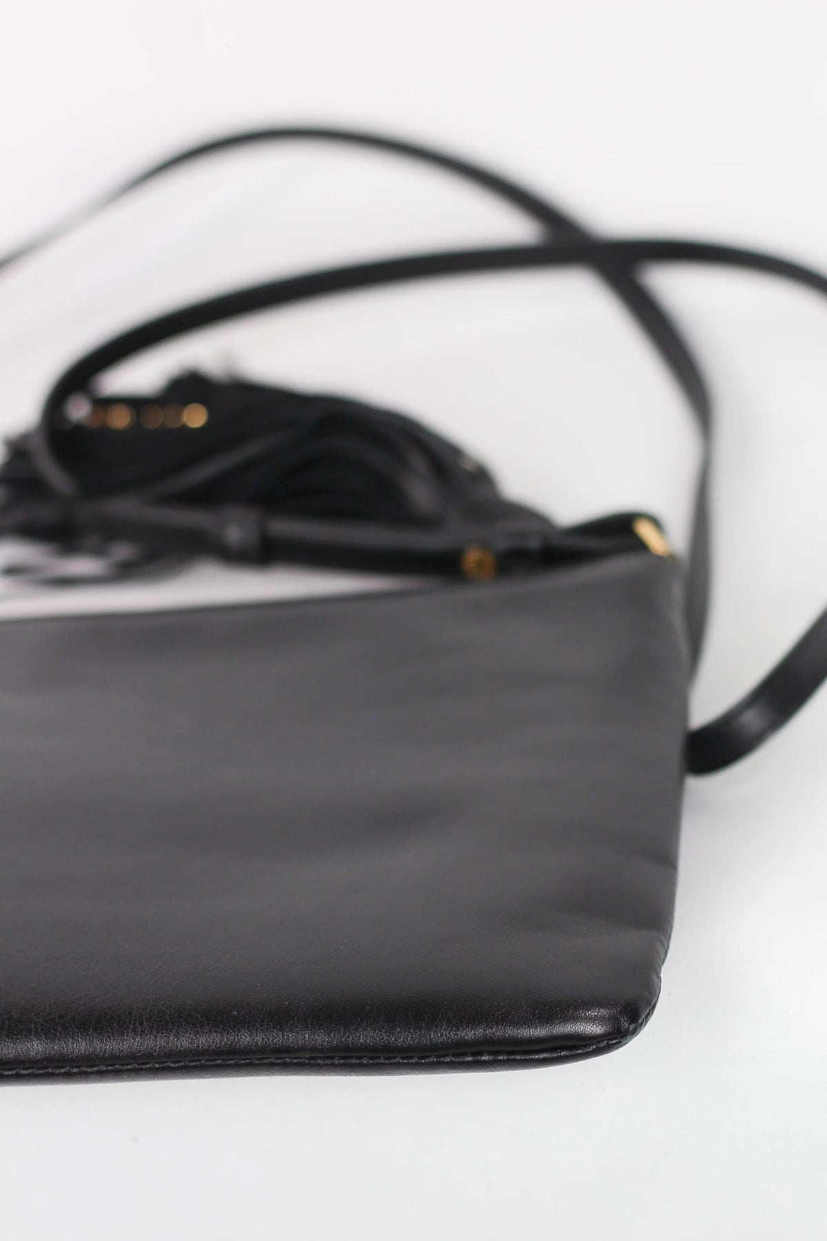 Teen Bag in Black Calfskin Leather