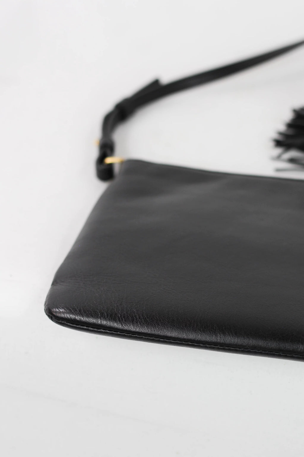 Teen Bag in Black Calfskin Leather