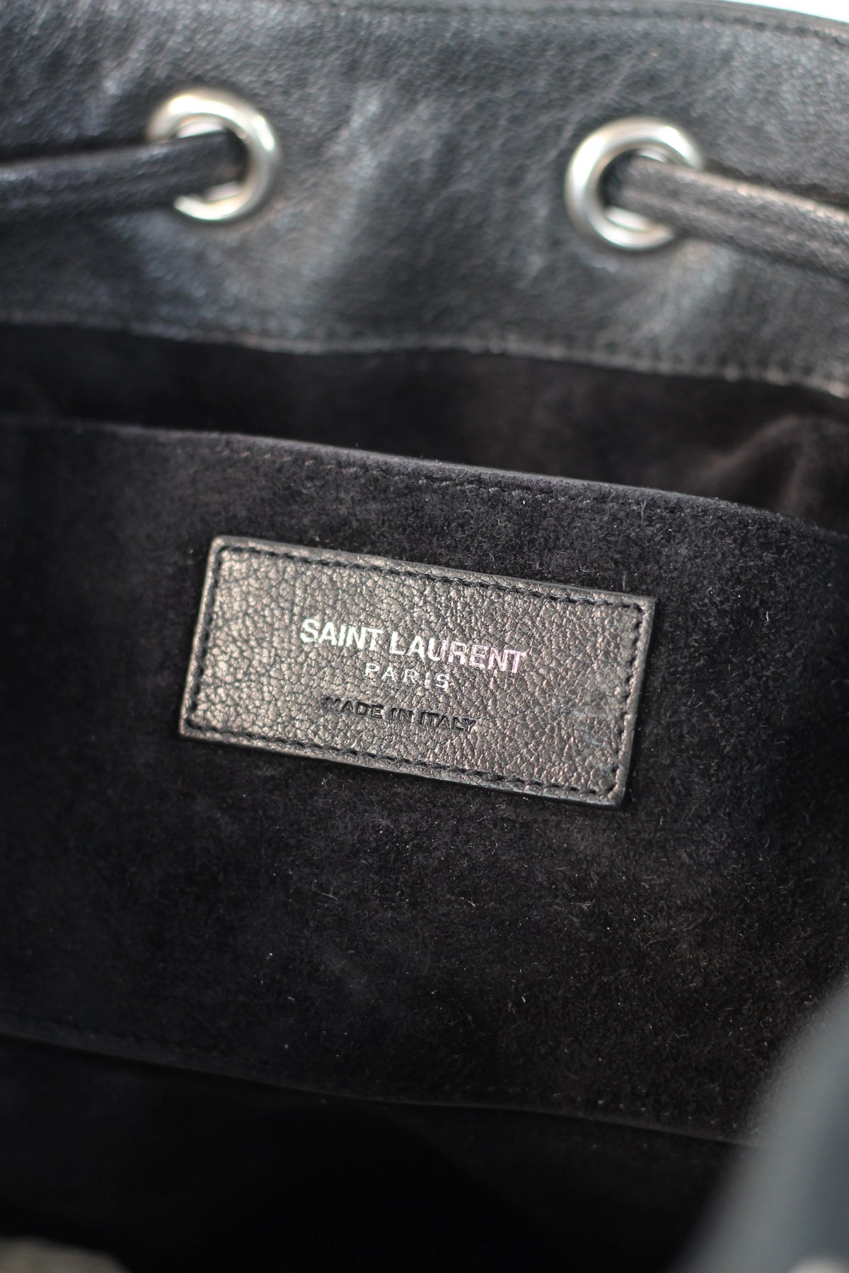 Emmanuelle Quilted Calfskin Leather Bucket Bag