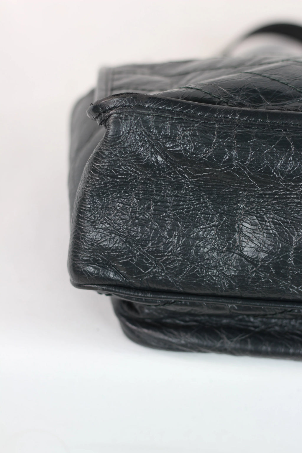 Niki Large Quilted Crinkled Calfskin Shoulder Bag