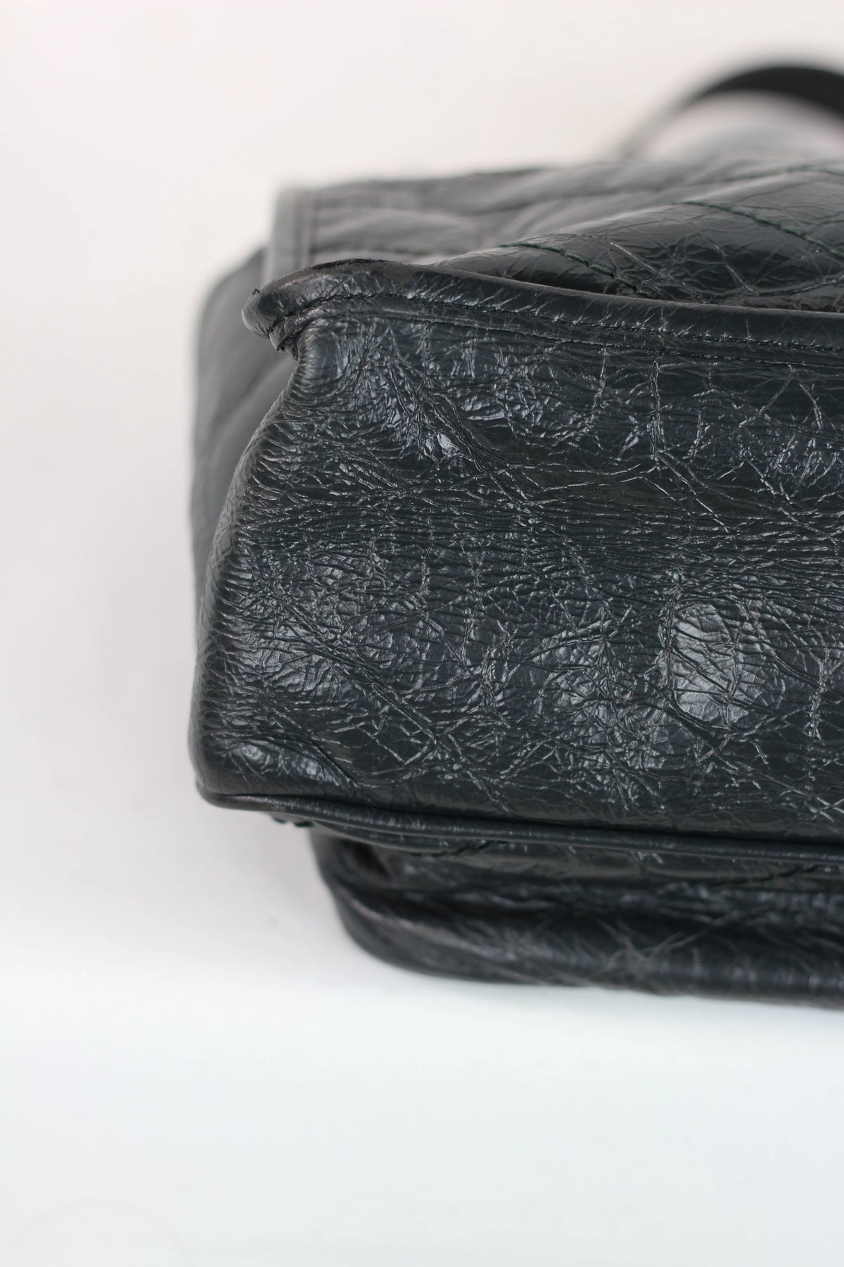 Niki Large Quilted Crinkled Calfskin Shoulder Bag