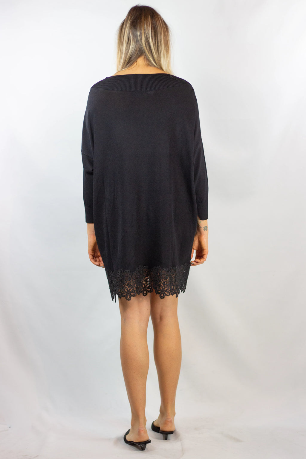 Long-Sleeve Knit Dress