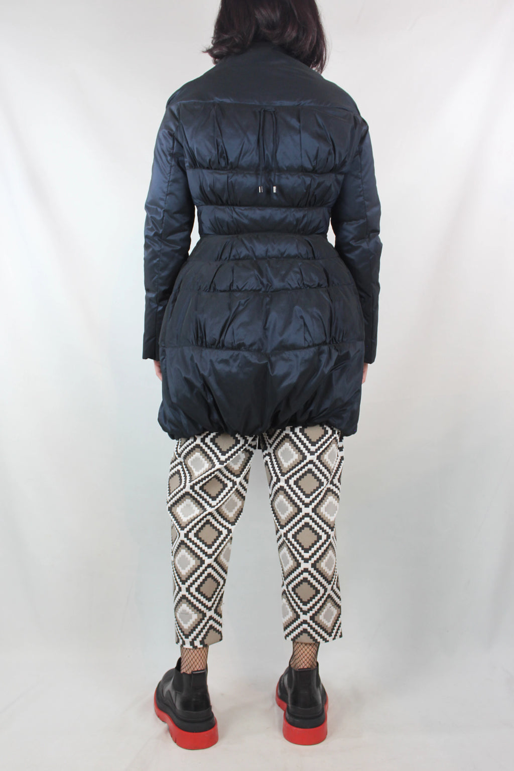 Blue Long Down Jacket