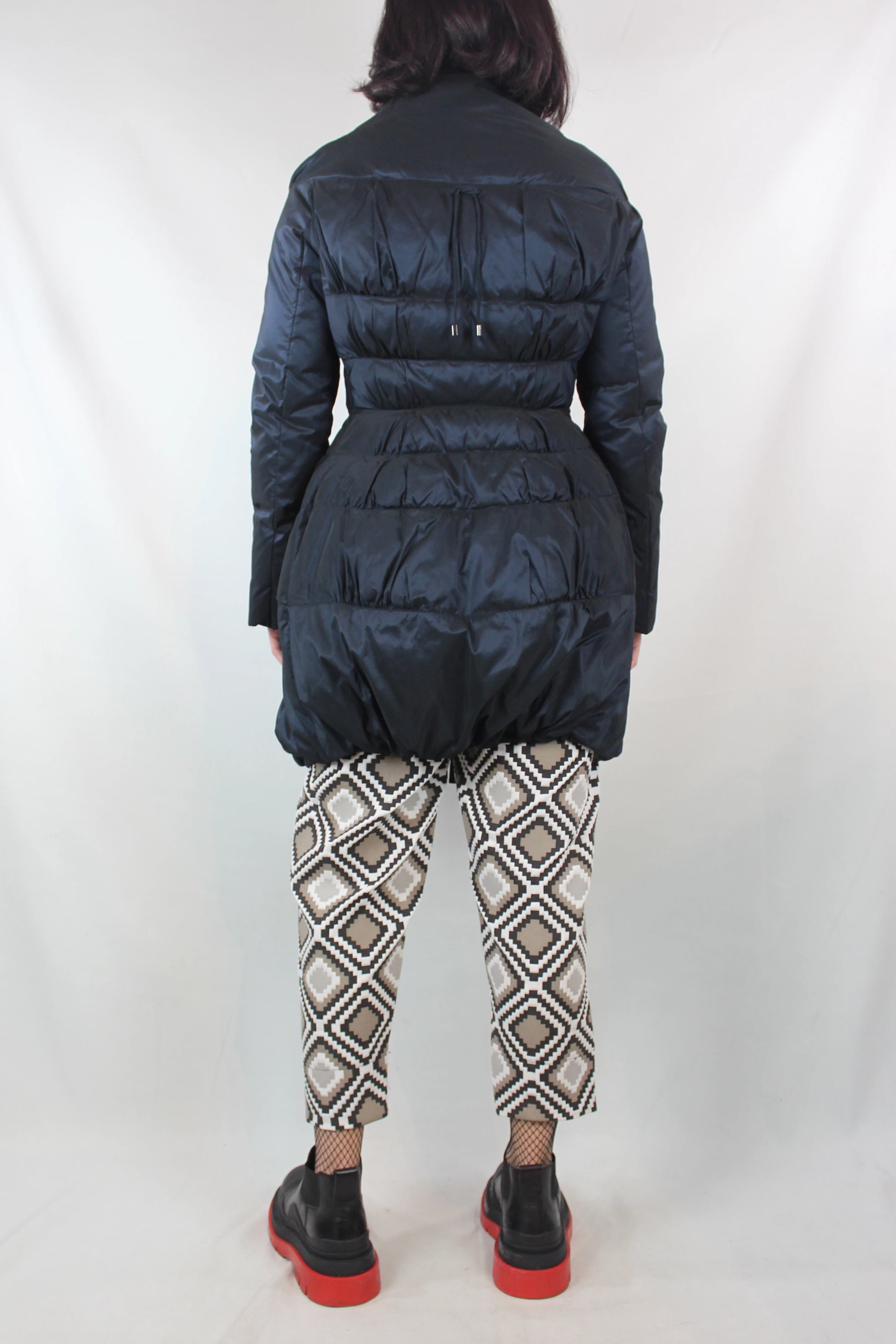 Blue Long Down Jacket